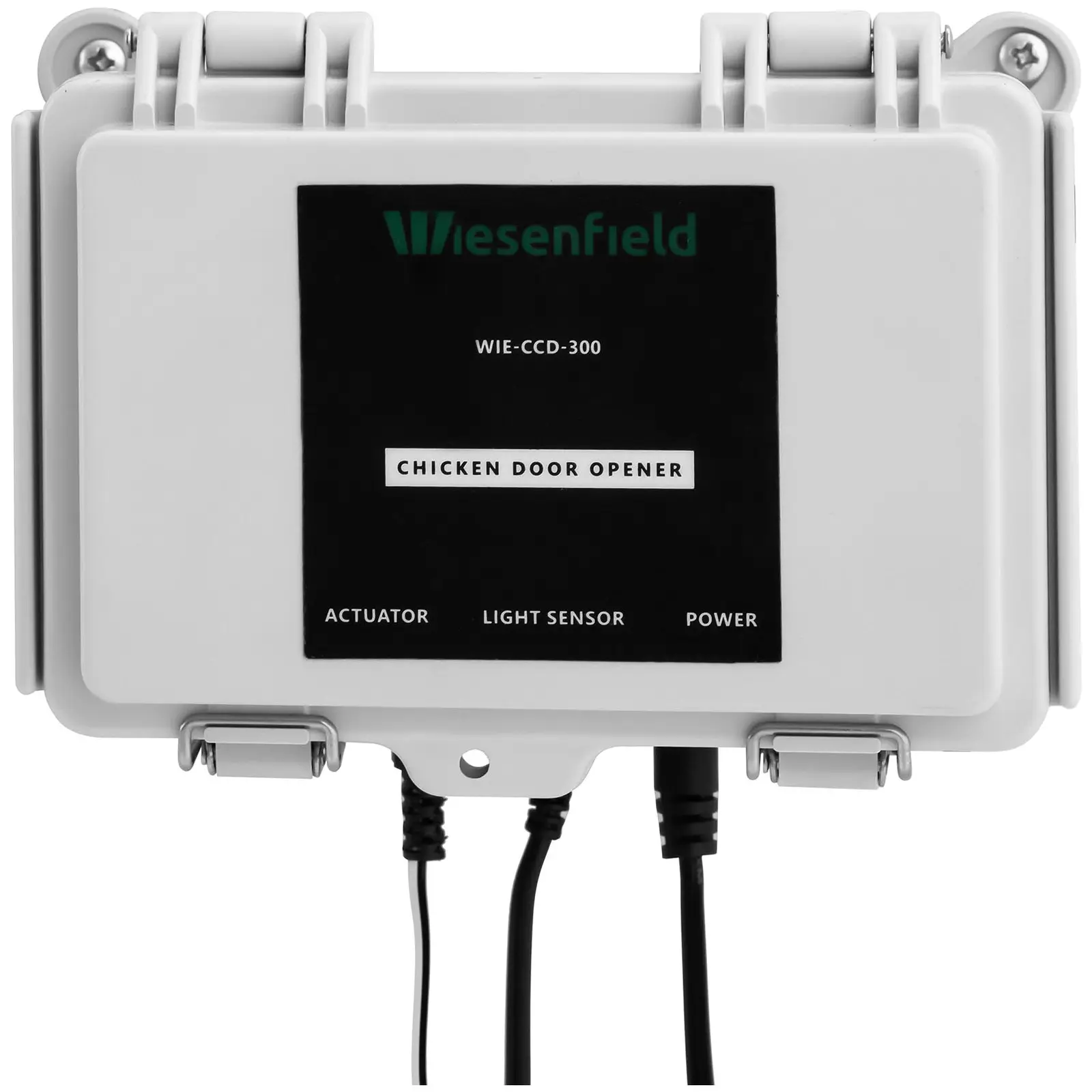 Automatische Hühnerklappe - Timer / Lichtsensor - Netzteil - wasserdicht - Antiblockiersystem (Hubleistung max.: 2 kg)