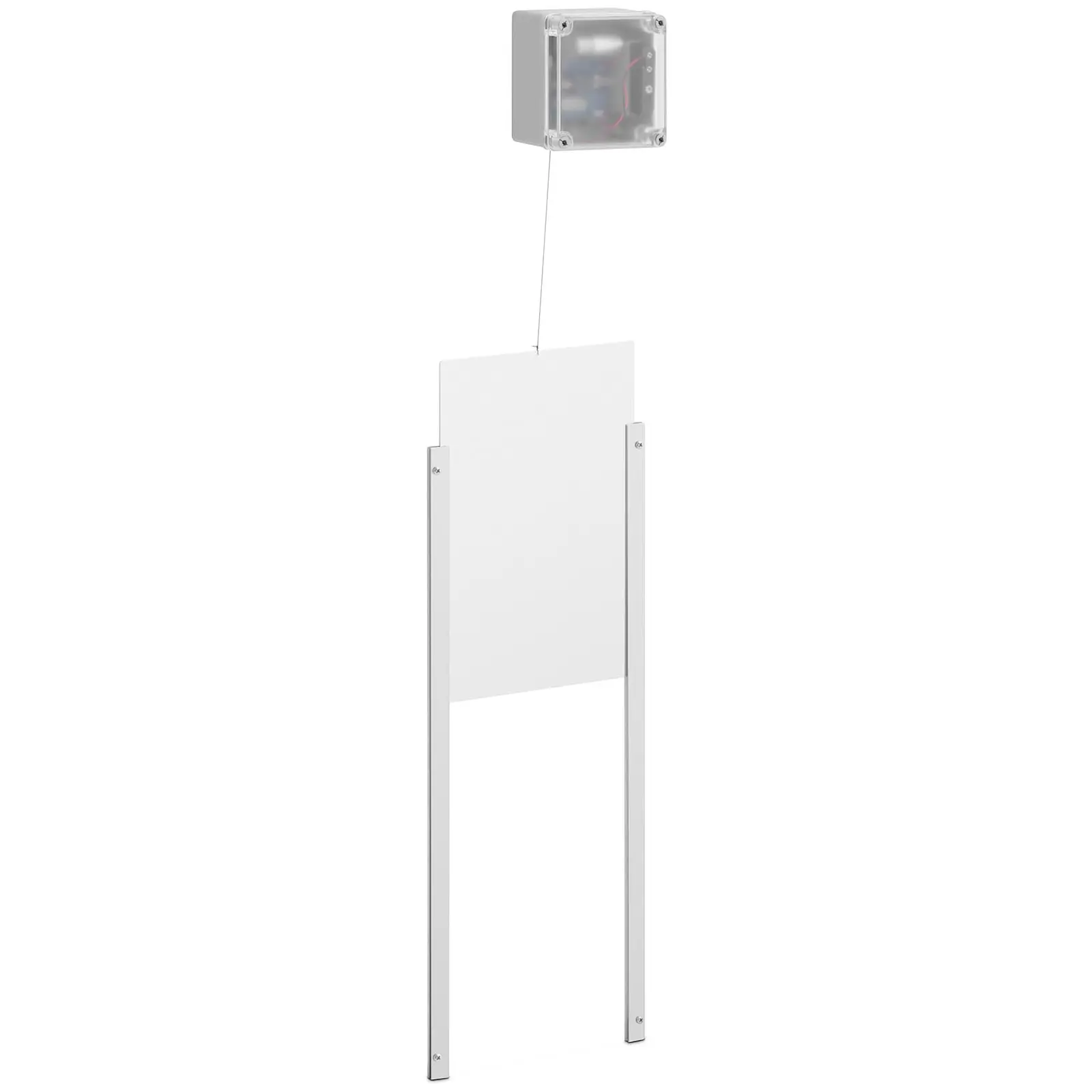 Ușă automată pentru coteț de pui - Temporizator / Senzor de lumină - Baterie + bloc de alimentare