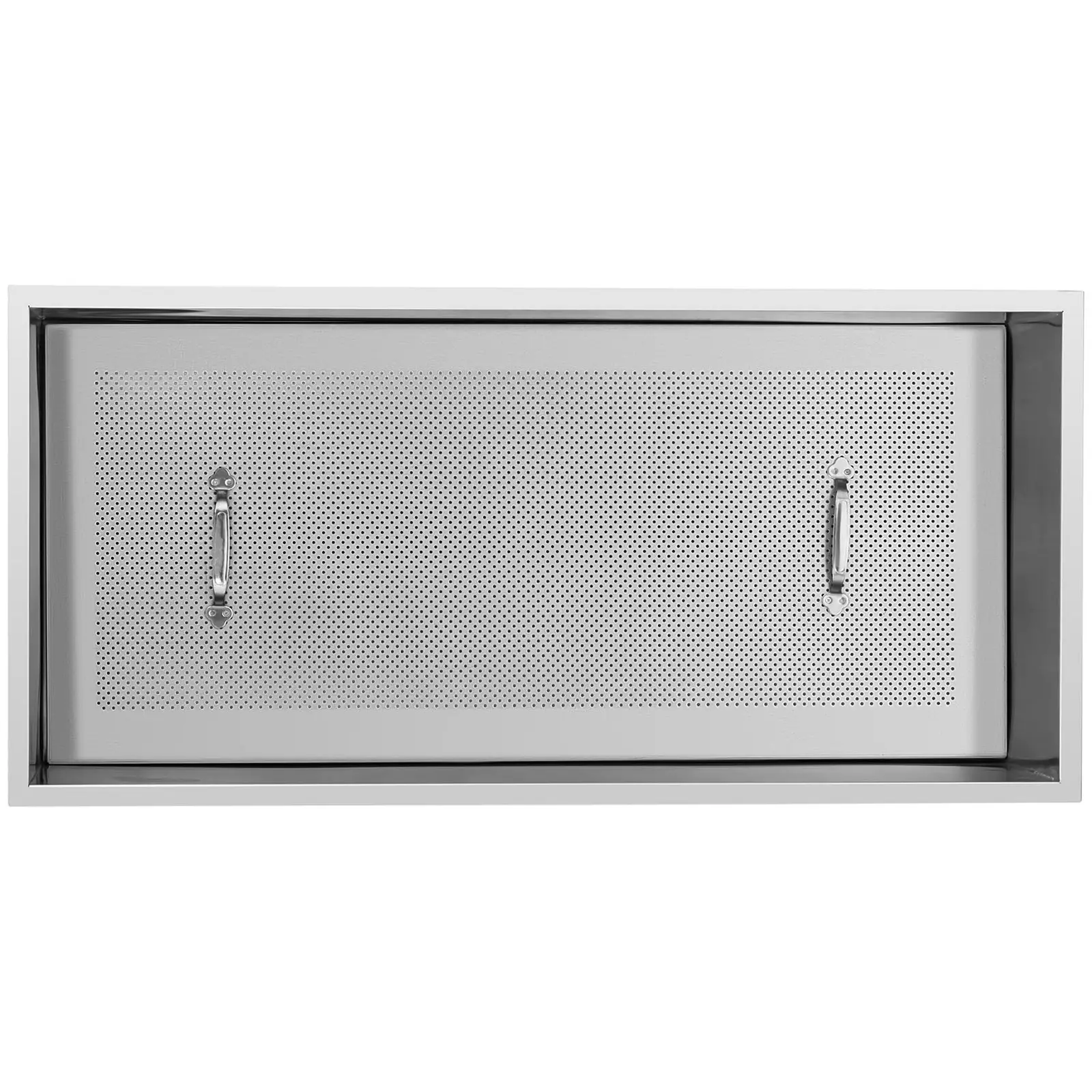Odvíčkovací stůl - ušlechtilá ocel - 104 x 50 x 100 cm (Barva: Stříbrná)