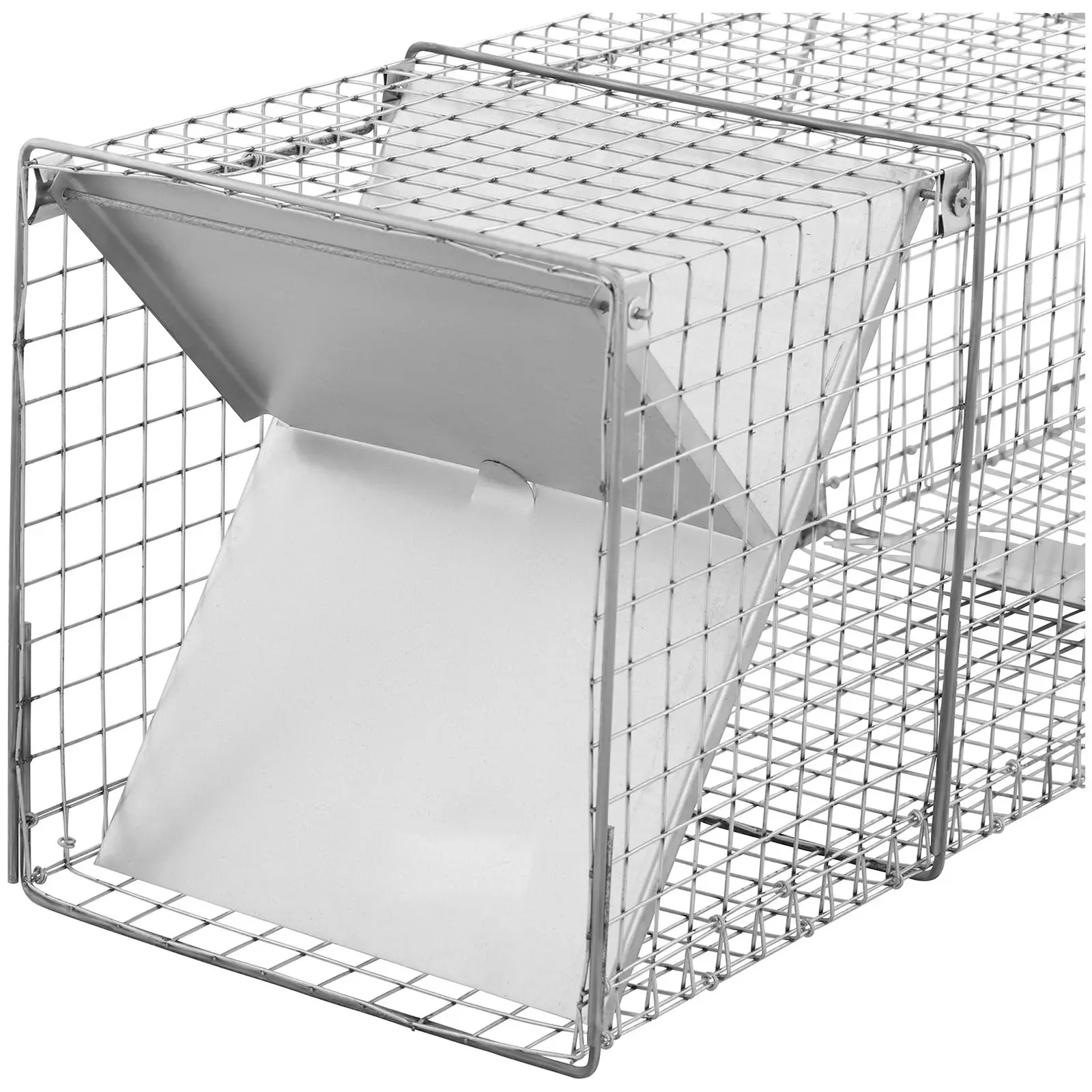 Cage piège - 122 x 29 x 32.5 cm - Mailles : 25x25 mm