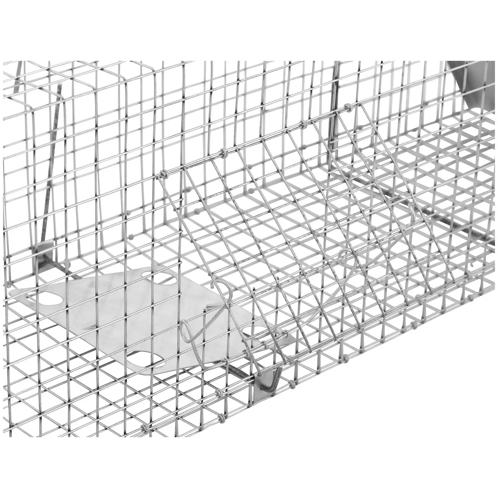 Trappola per animali - 122 x 29 x 32.5 cm - Dimensioni delle maglie: 25 x 25 mm