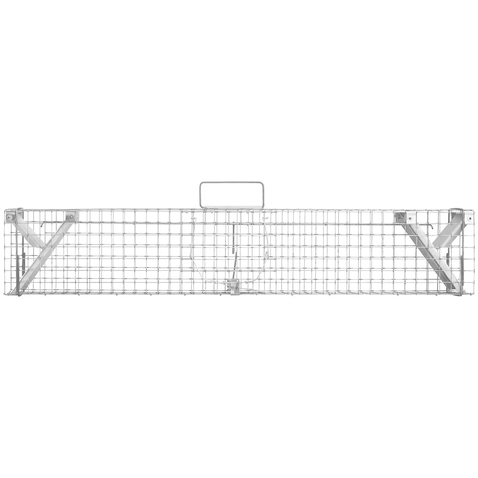 Trappola per animali - 122 x 29 x 32.5 cm - Dimensioni delle maglie: 25 x 25 mm