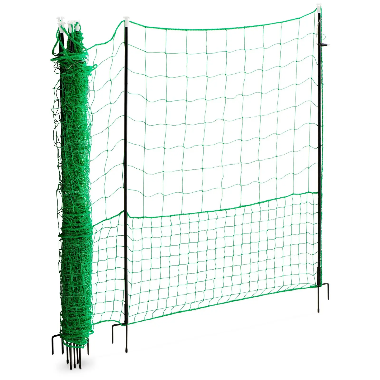 Kippengaas - hoogte 125 cm - lengte 15 m - geëlektrificeerd