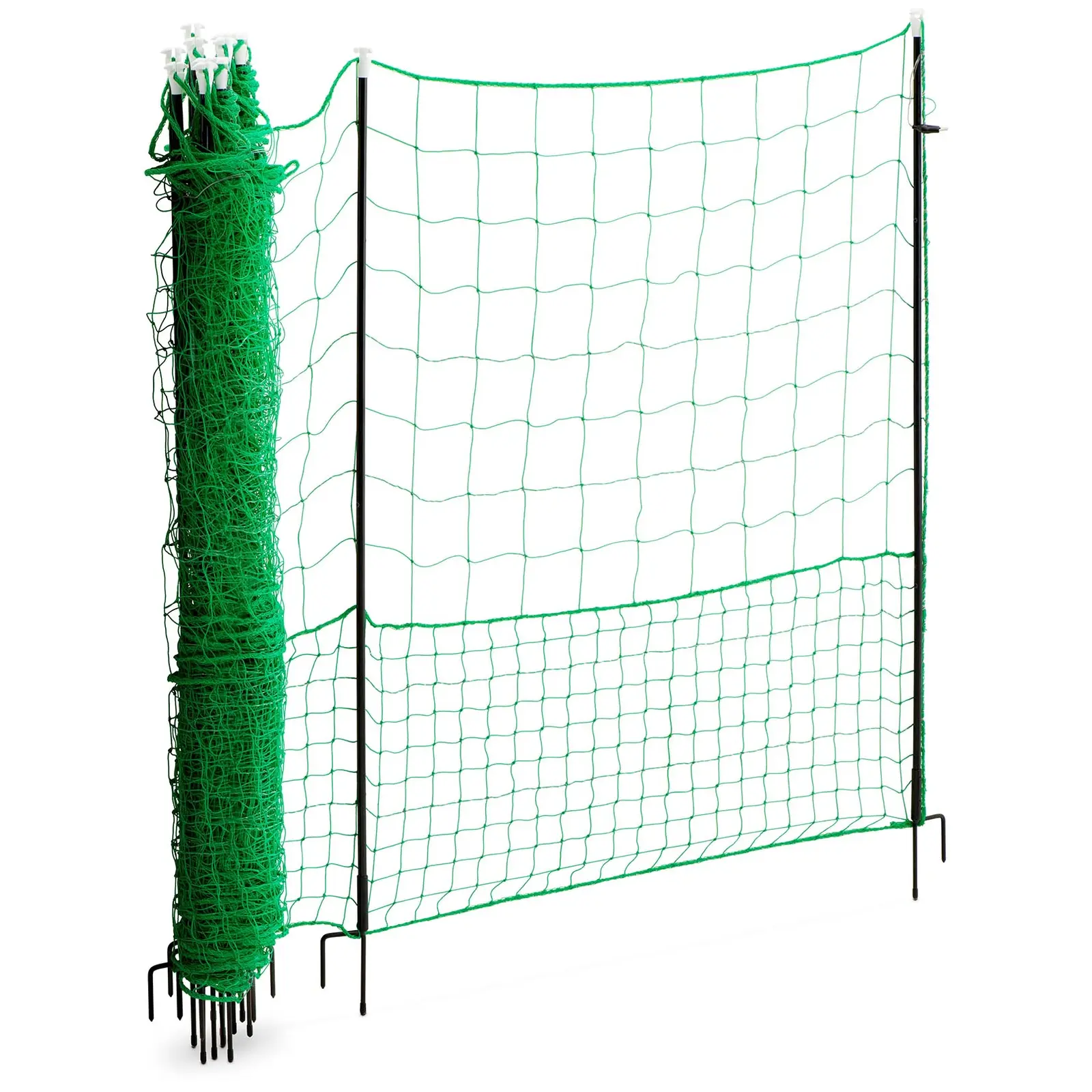 Kippengaas - hoogte 125 cm - lengte 25 m - geëlektrificeerd