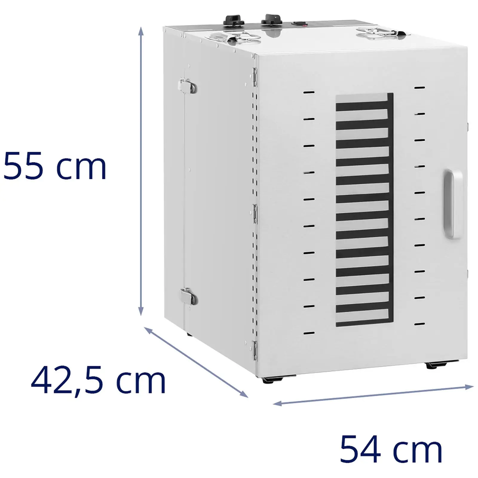 Pollenszárító - 1431 W - 16 polc - 30-70 °C - 100 l