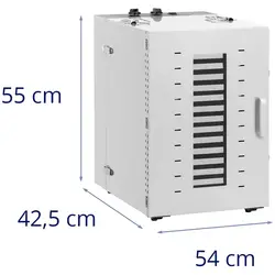 Pollen Dryer - 1431 W - 16 shelves - 30-70 °C - 100 l
