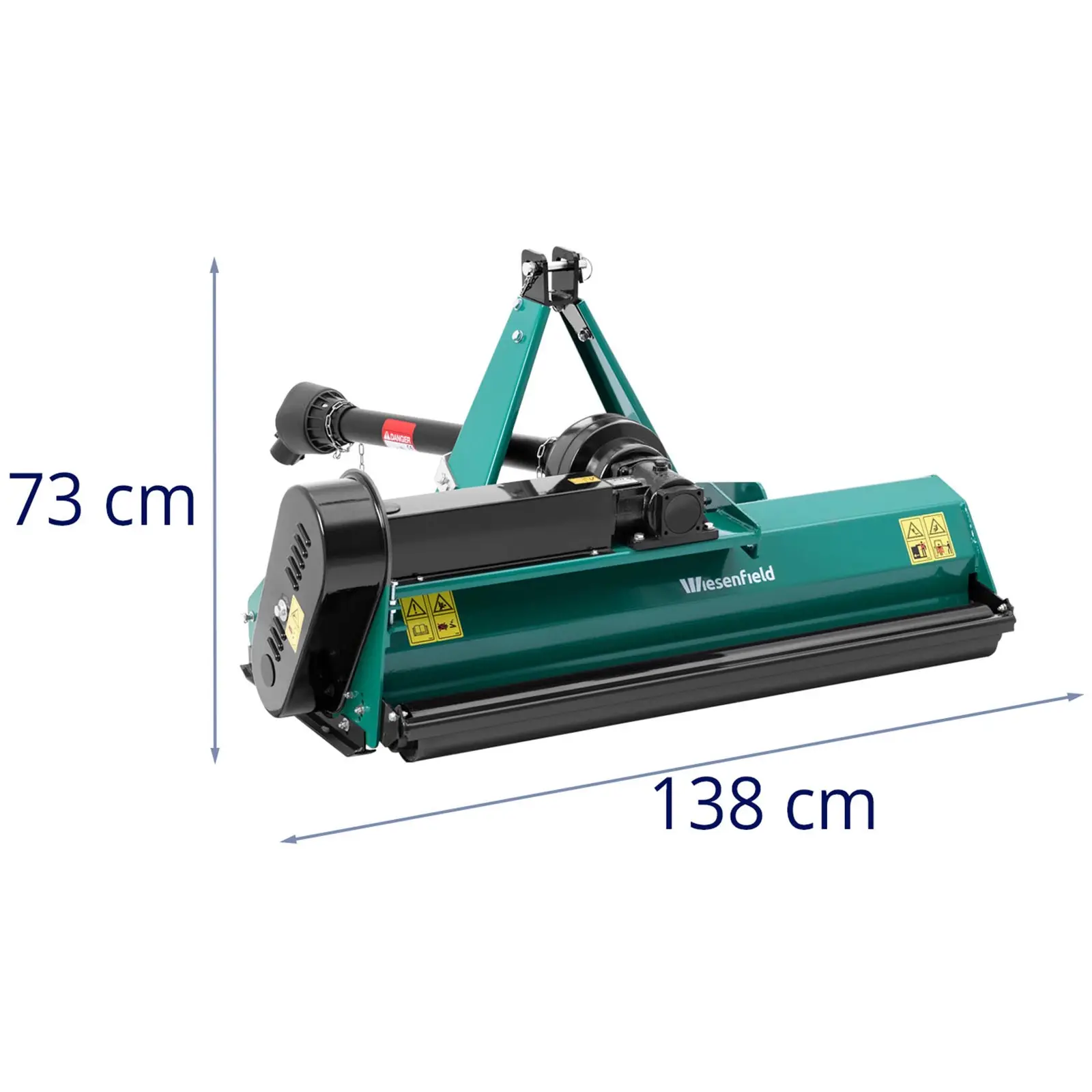 Mulčovač - pracovní záběr 1 250 mm - tříbodové zavěšení (kat. I) (Počet bouracích kladiv: 21 Pc)