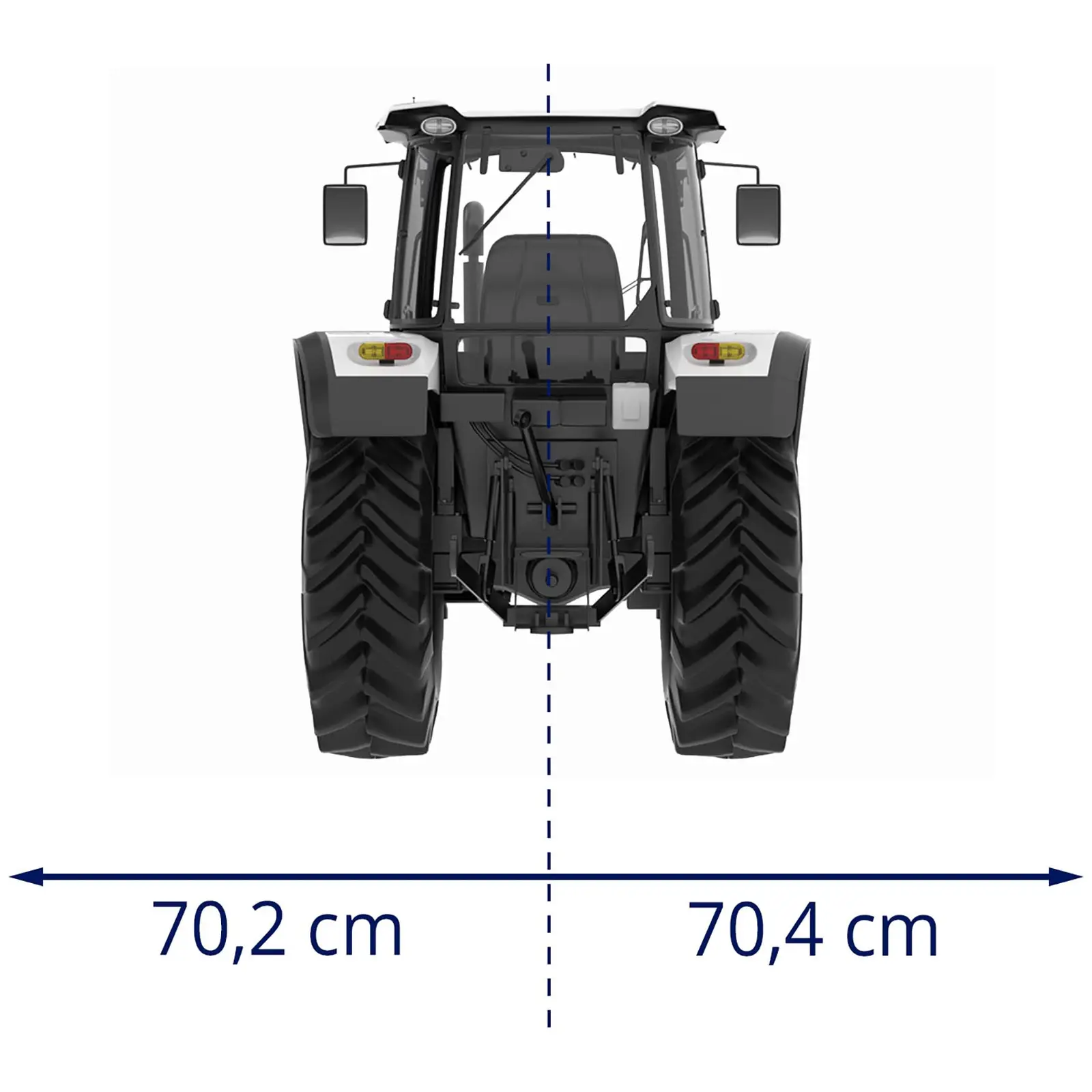 Schlegelmulcher - 1250 mm Arbeitsbreite - Dreipunktaufhängung (Kat. I)