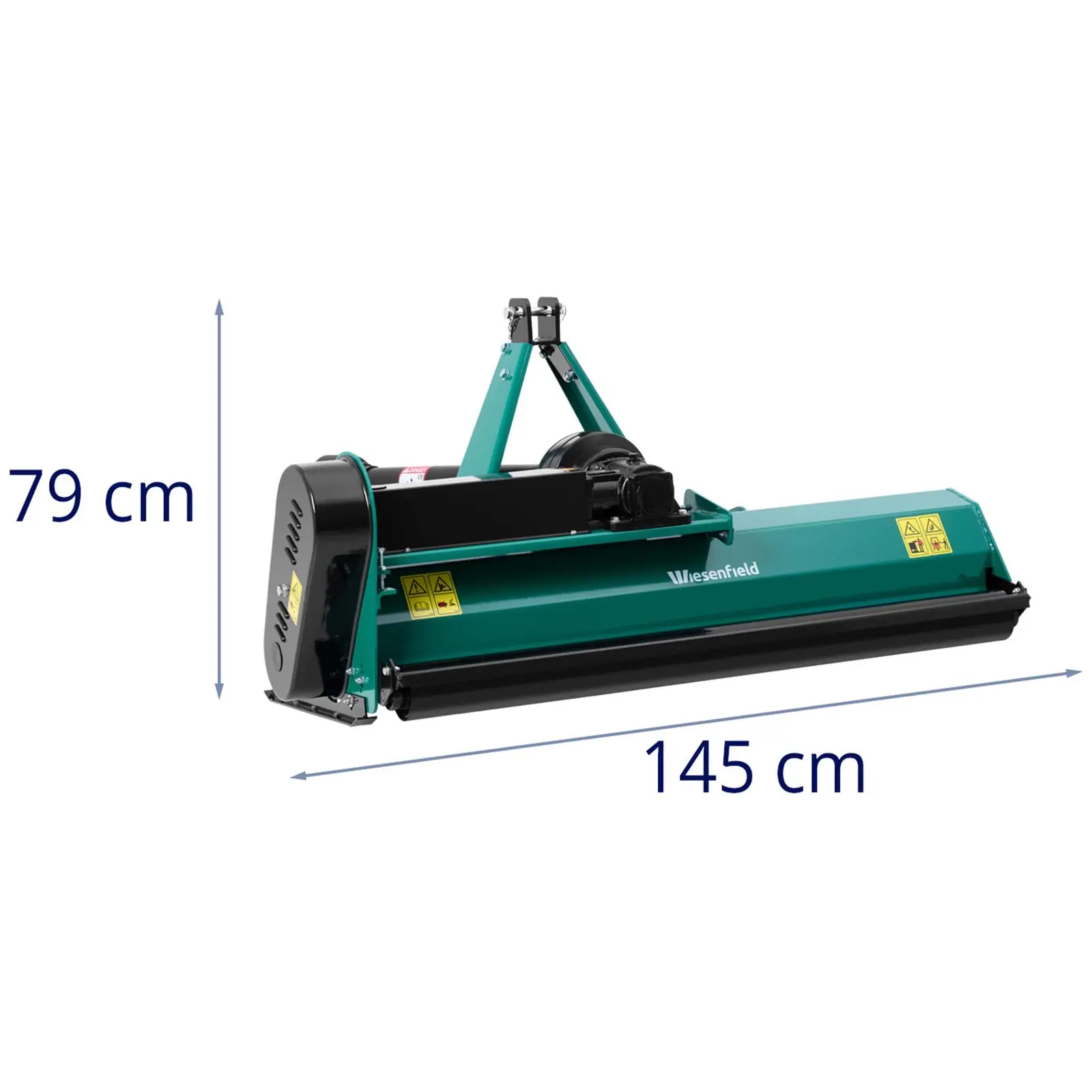 Klepelmulcher - 1350 mm werkbreedte - driepuntsophanging (Cat. I) (Hoeveelheid hamerschilfers: 24 Pc)