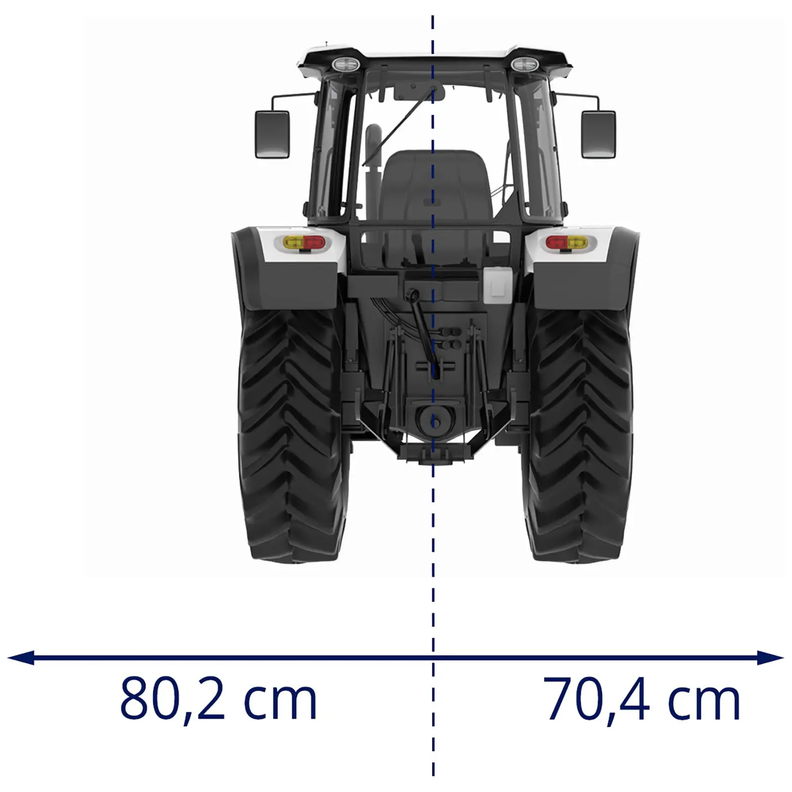 Slagleklipper til traktorer 1350 mm arbejdsbredde - trepunktsophæng (kat. I)