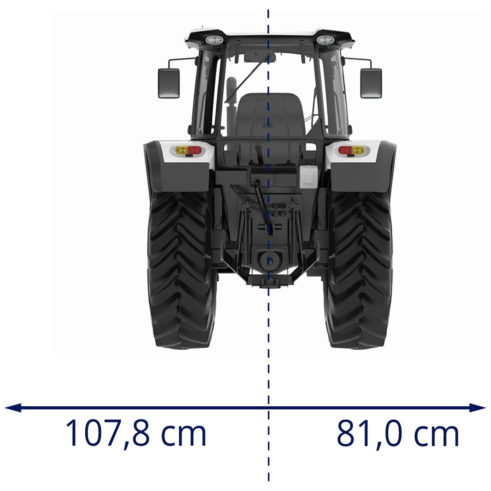 Slagleklipper til traktor med op til 35 hk - 1750 mm arbejdsbredde - trepunktsophæng (kat. I)