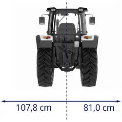 Desbrozadora para tractor - ancho de trabajo: 1750 mm - suspensión de tres puntos (cat. I)