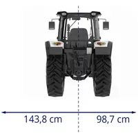 Desbrozadora para tractor - ancho de trabajo: 2150 mm - suspensión de tres puntos (cat. I/II) - rodillo autolimpiante
