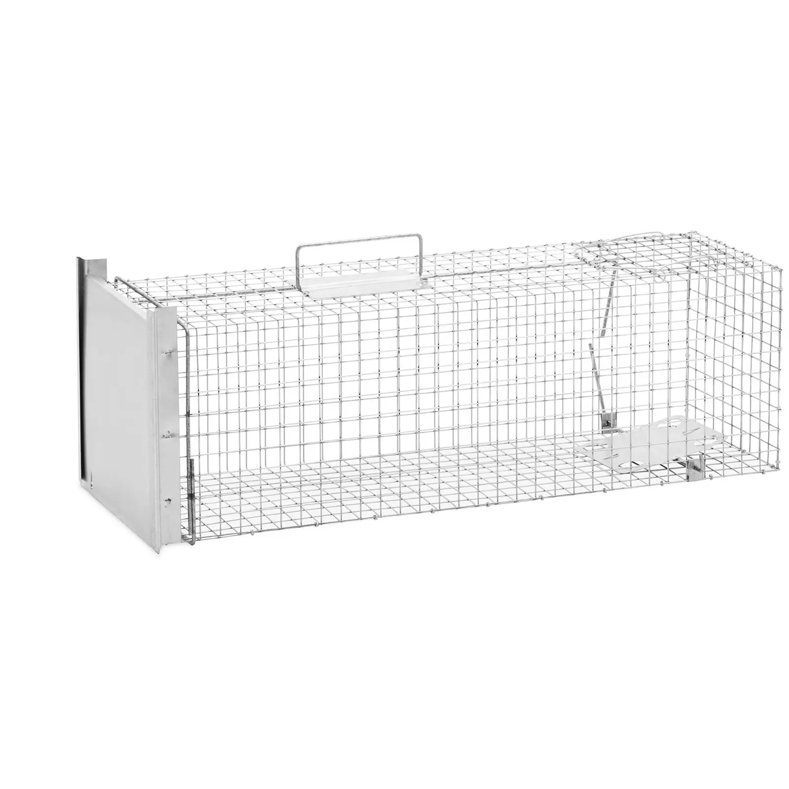 Armadilha para animais - 820 x 260 x 260 mm - espaçamento da grade 25 x 25 mm