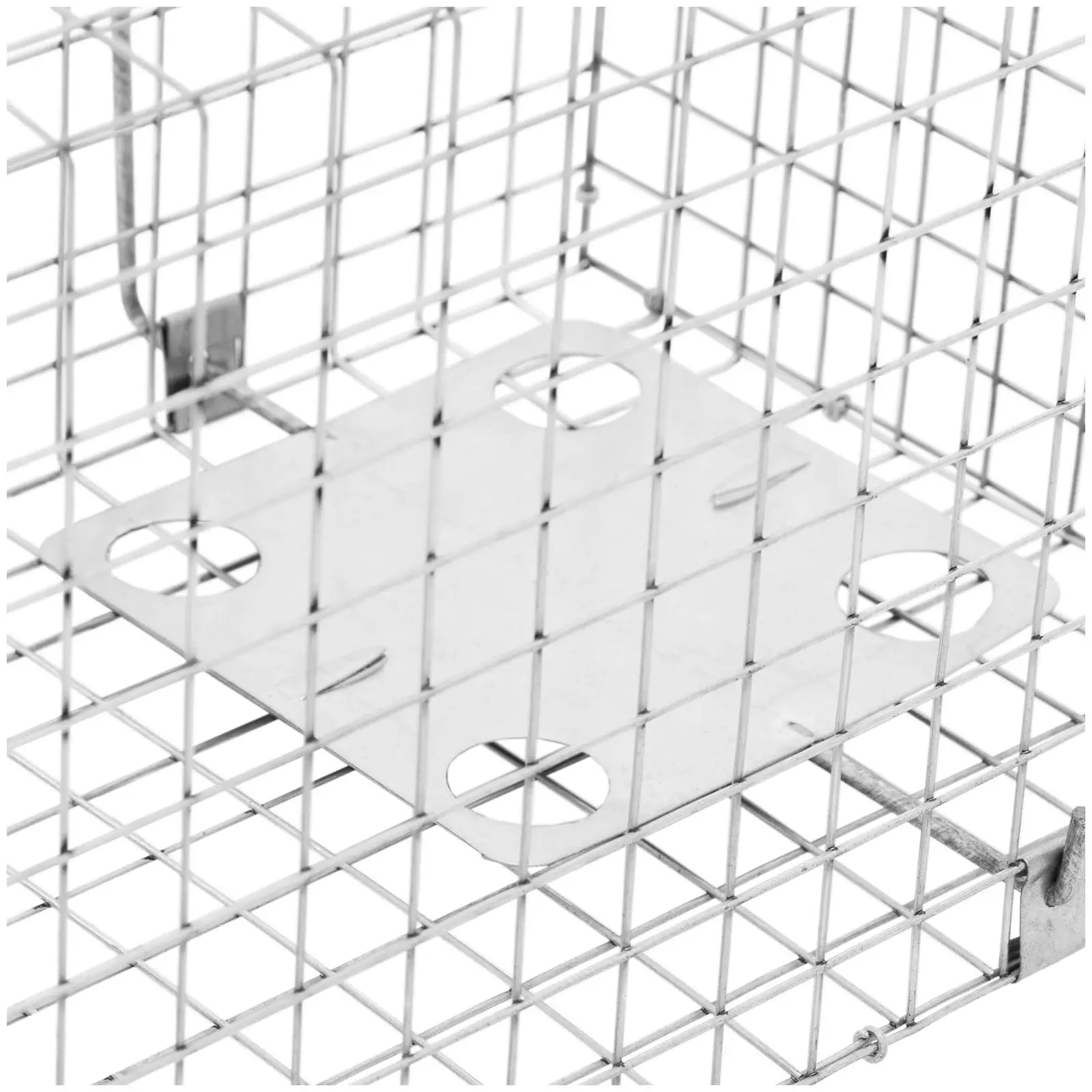 Trappola per animali - 82 x 29.5 x 29 cm - Dimensioni della grata: 25x25 mm