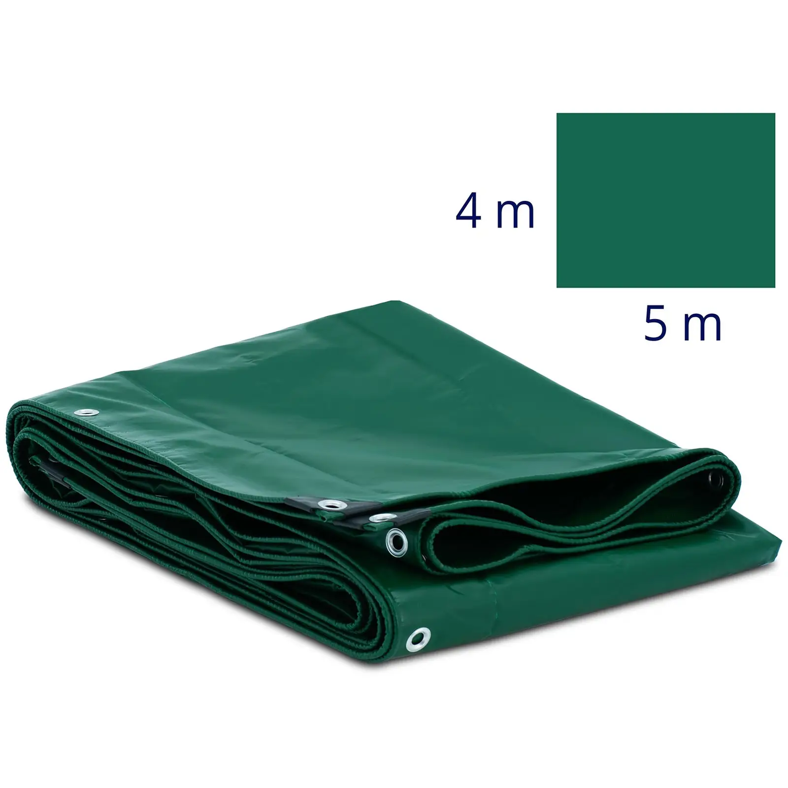 Brezentas – su kilpomis – 500 x 400 cm – PVC – 650 g/m²