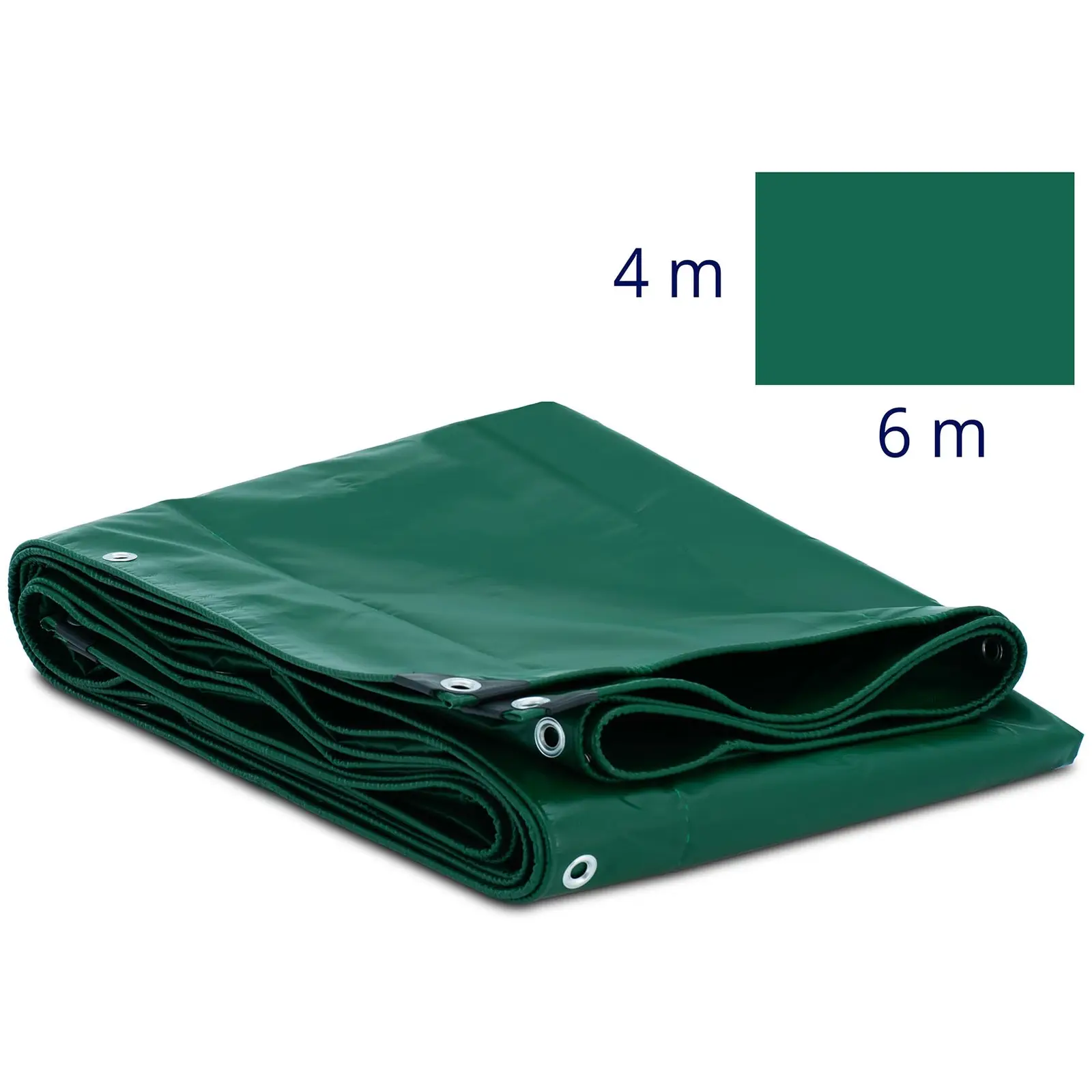 Bâche de protection - avec œillets - 600 x 400 cm - PVC - 650 g/m²