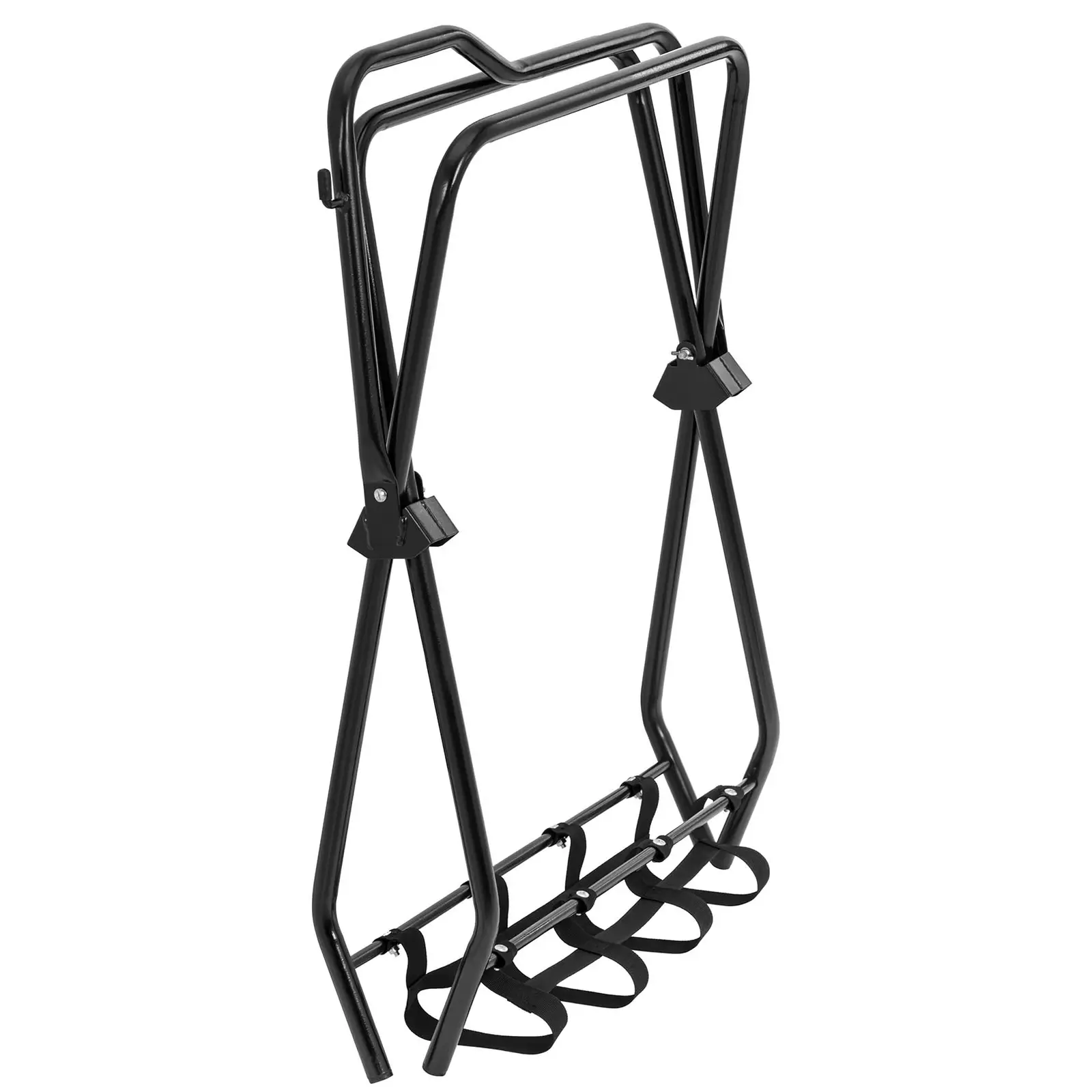Support pour selle de cheval - Sur pied - Pliable - Acier - 80 kg (Couleur(s): Noir)