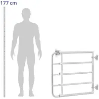 Állítható kerítés kapu - magasság: 90 cm - hossz: 1000–1700 mm