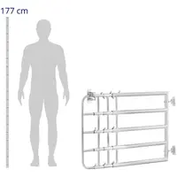 Állítható kerítés kapu - magasság: 92 cm - hossz: 1200–3000 mm