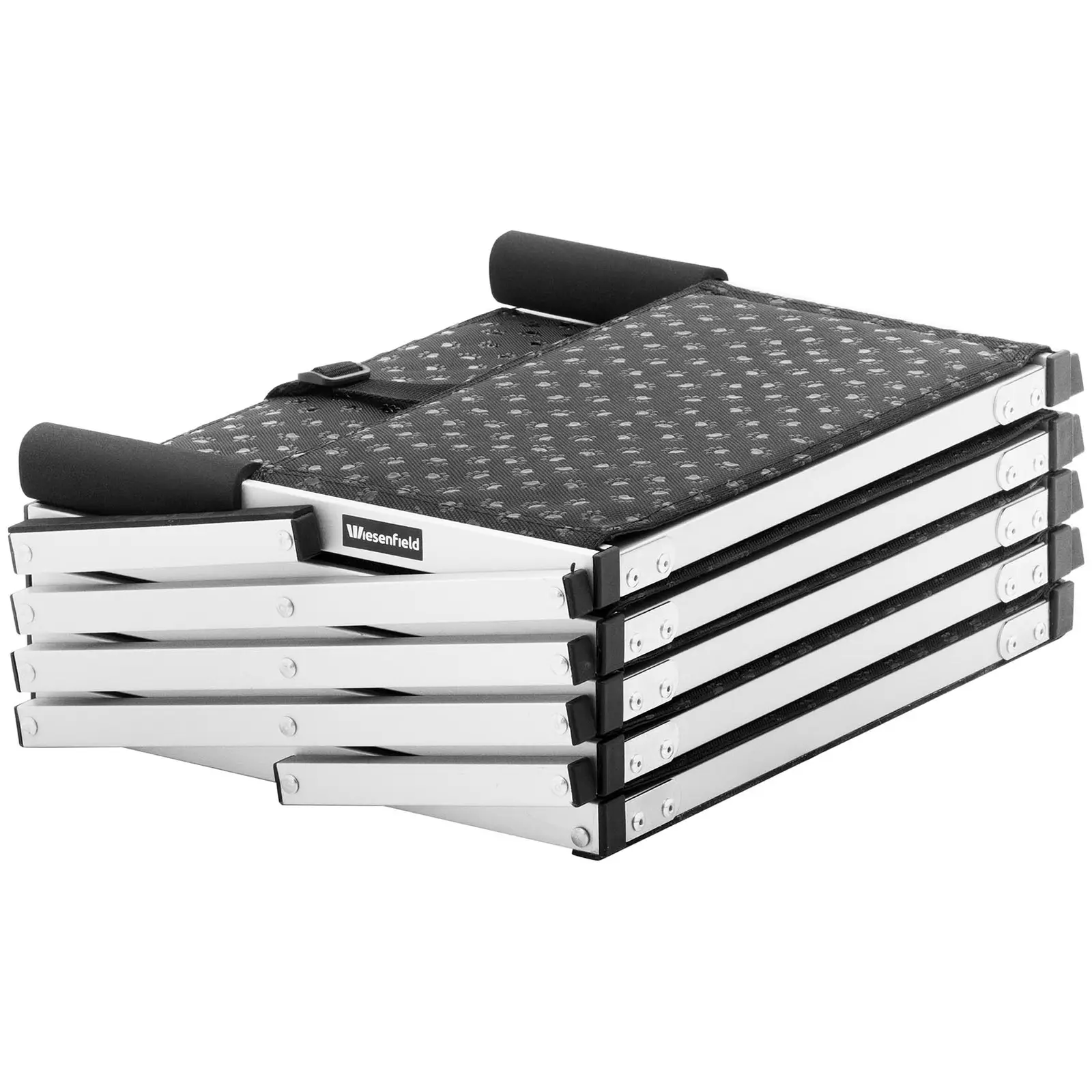 Schody pro psy - výška: 71 cm - 68 kg - 5 schůdků (Nosnost - max. nosnost: 68 kg)
