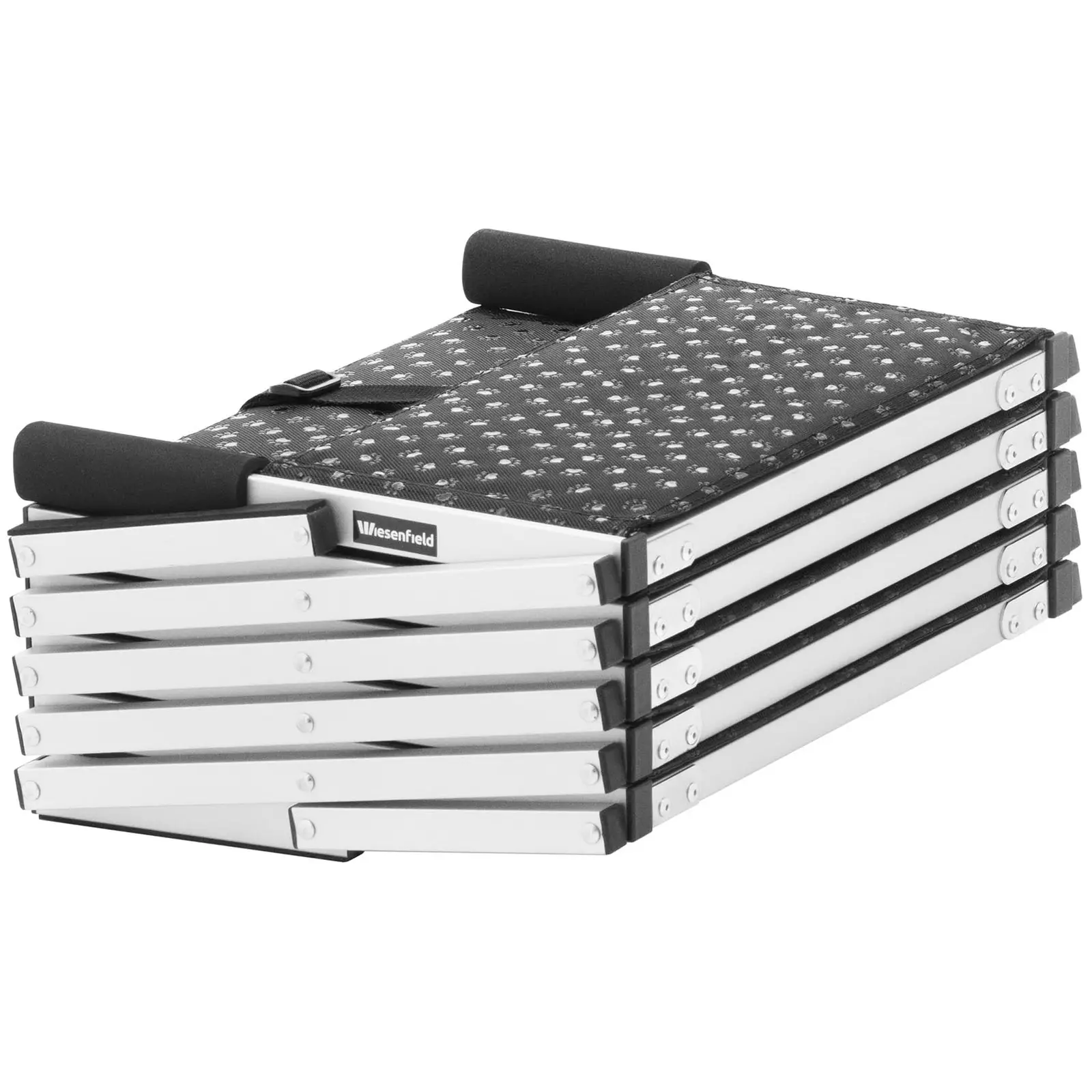 Schody pro psy - výška: 81 cm - 68 kg - 5 schůdků (Nosnost - max. nosnost: 68 kg)