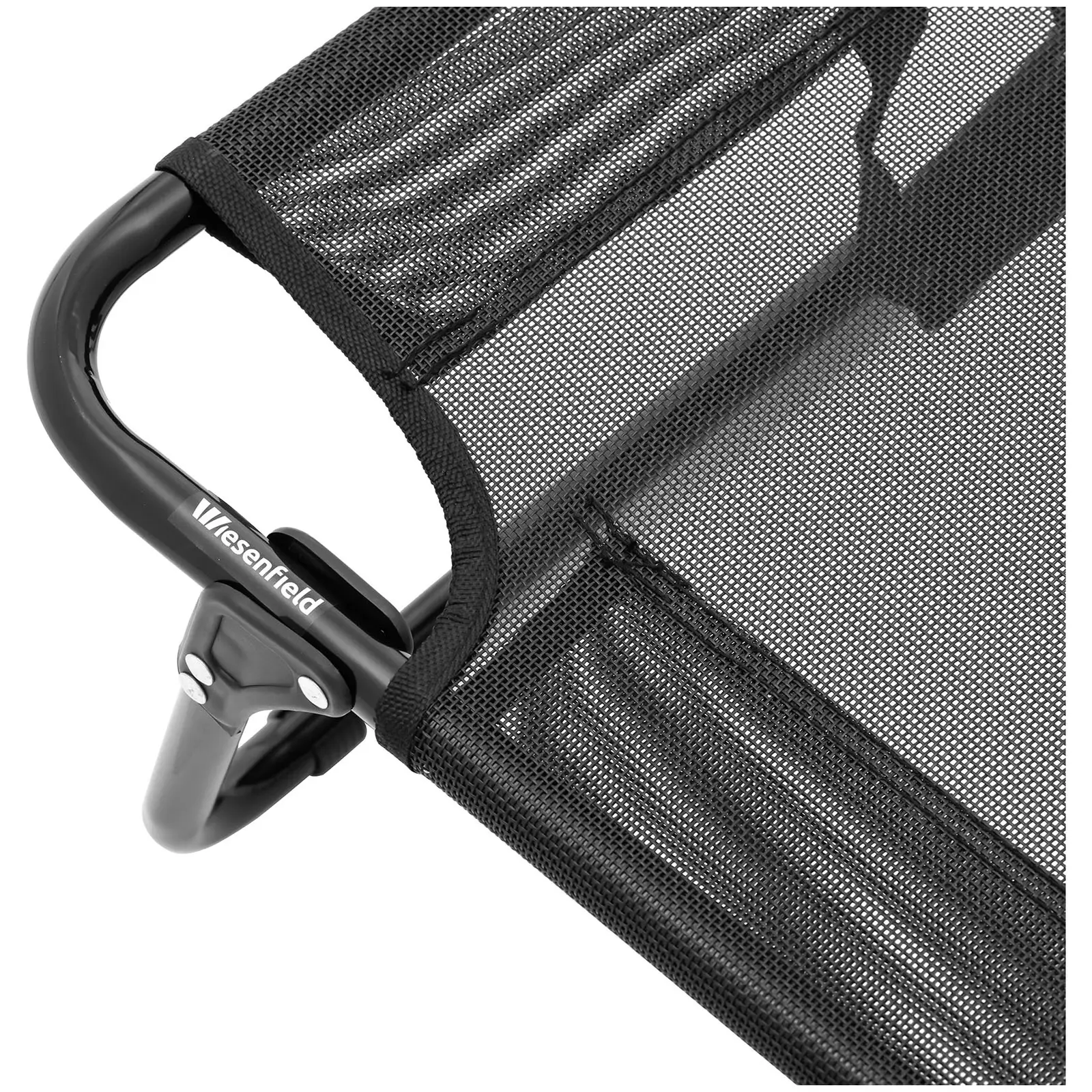 Panier pour chien - 70.5 x 58 x 17 cm - acier / tissu de maille teslin - noir (Matériau(x): Acier peint par poudrage)