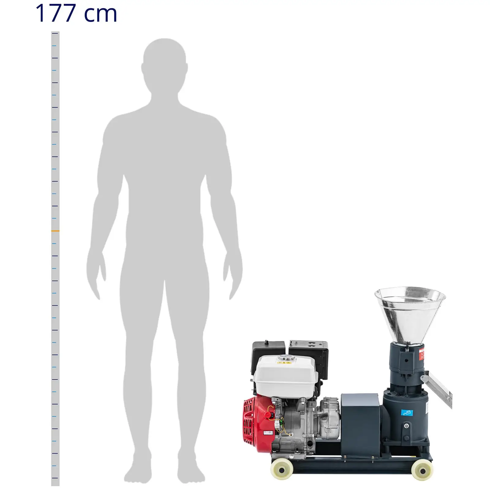 Pelletpresse - 60 - 100 kg/h - 7.5 PS - Ø 120 mm (Matrizendurchmesser: 120 mm)