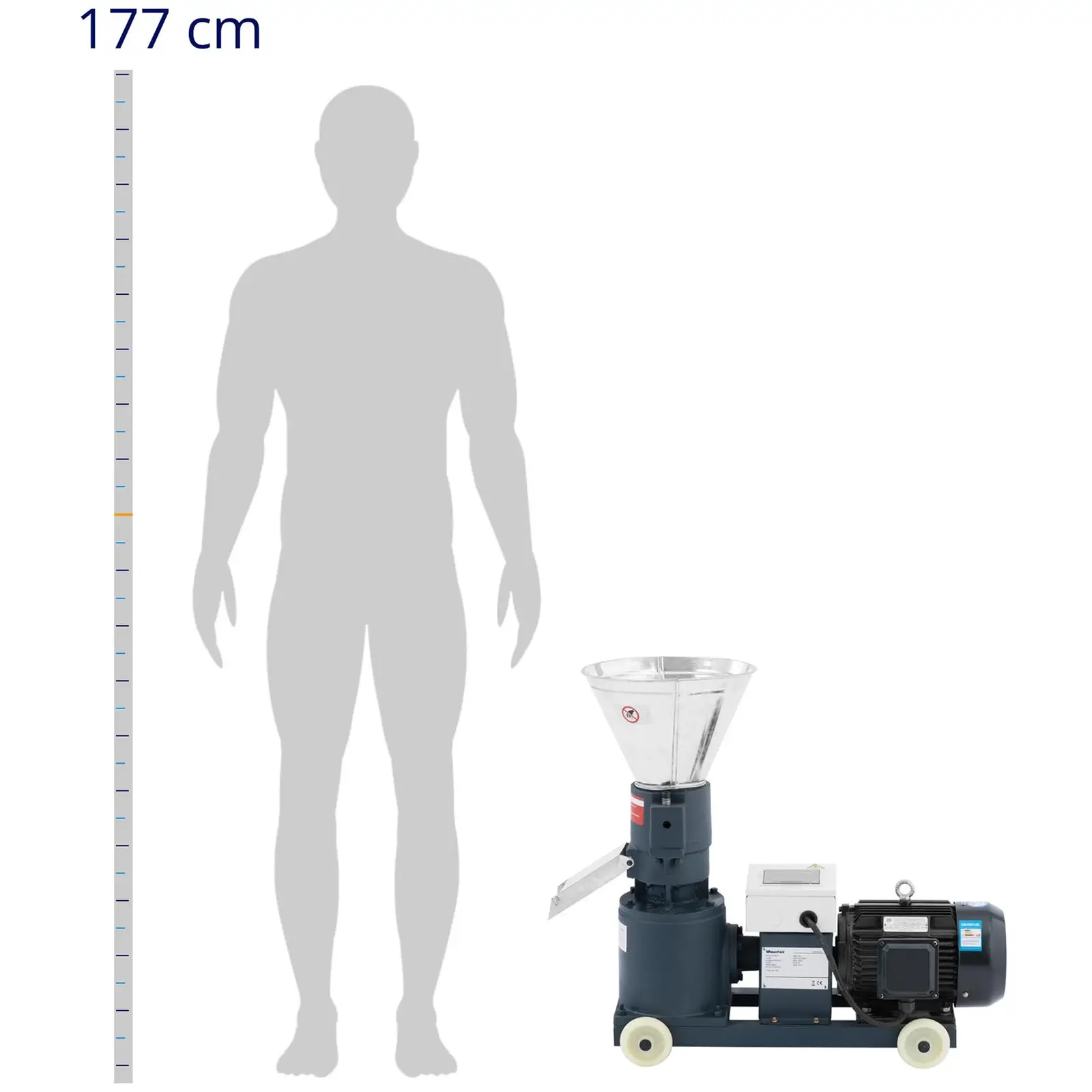 Μύλος πελλετών - 60 - 100 kg/h - 2200 W - Ø 120 mm