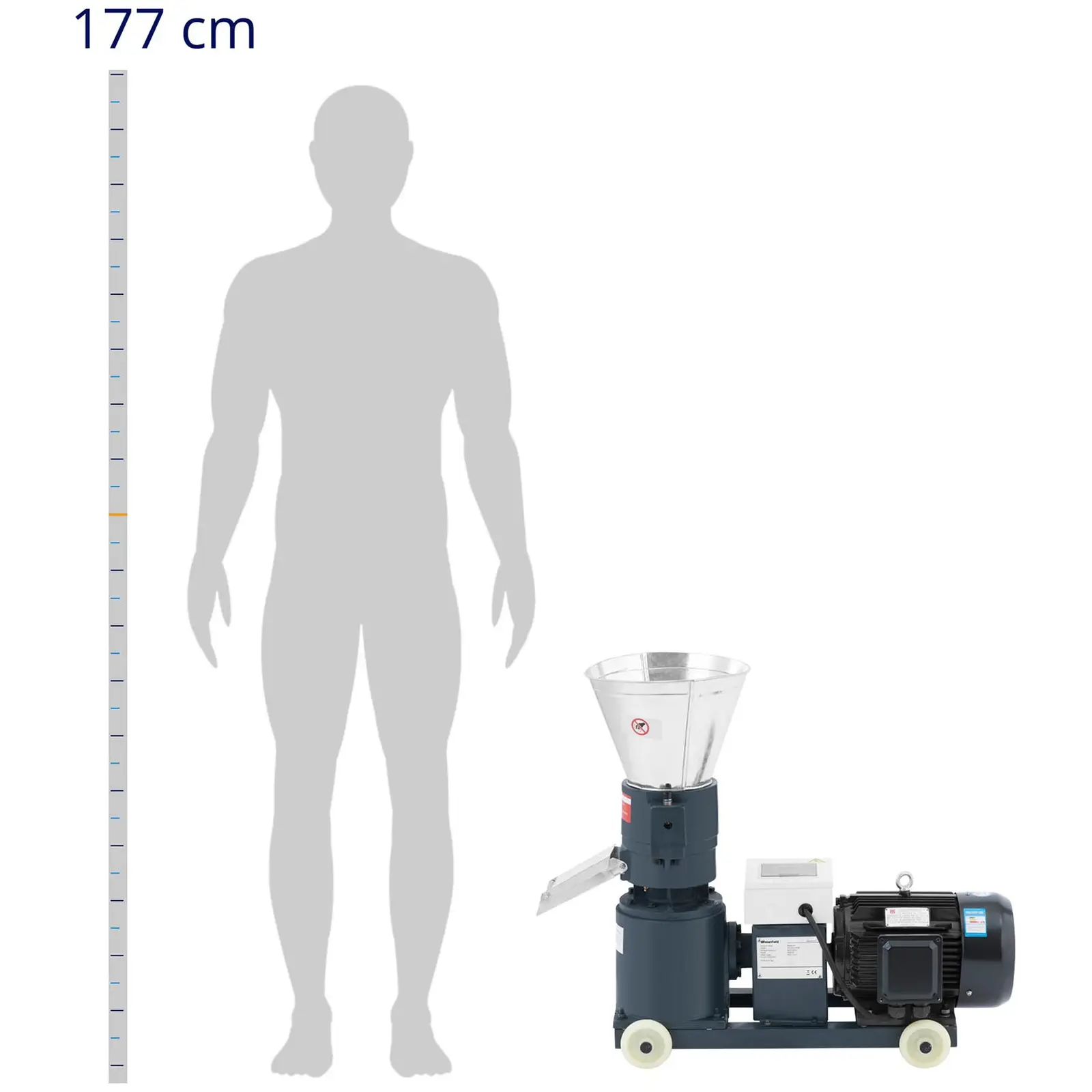 Lis na pelety - 90–120 kg/h - 4 000 W - Ø 150 mm