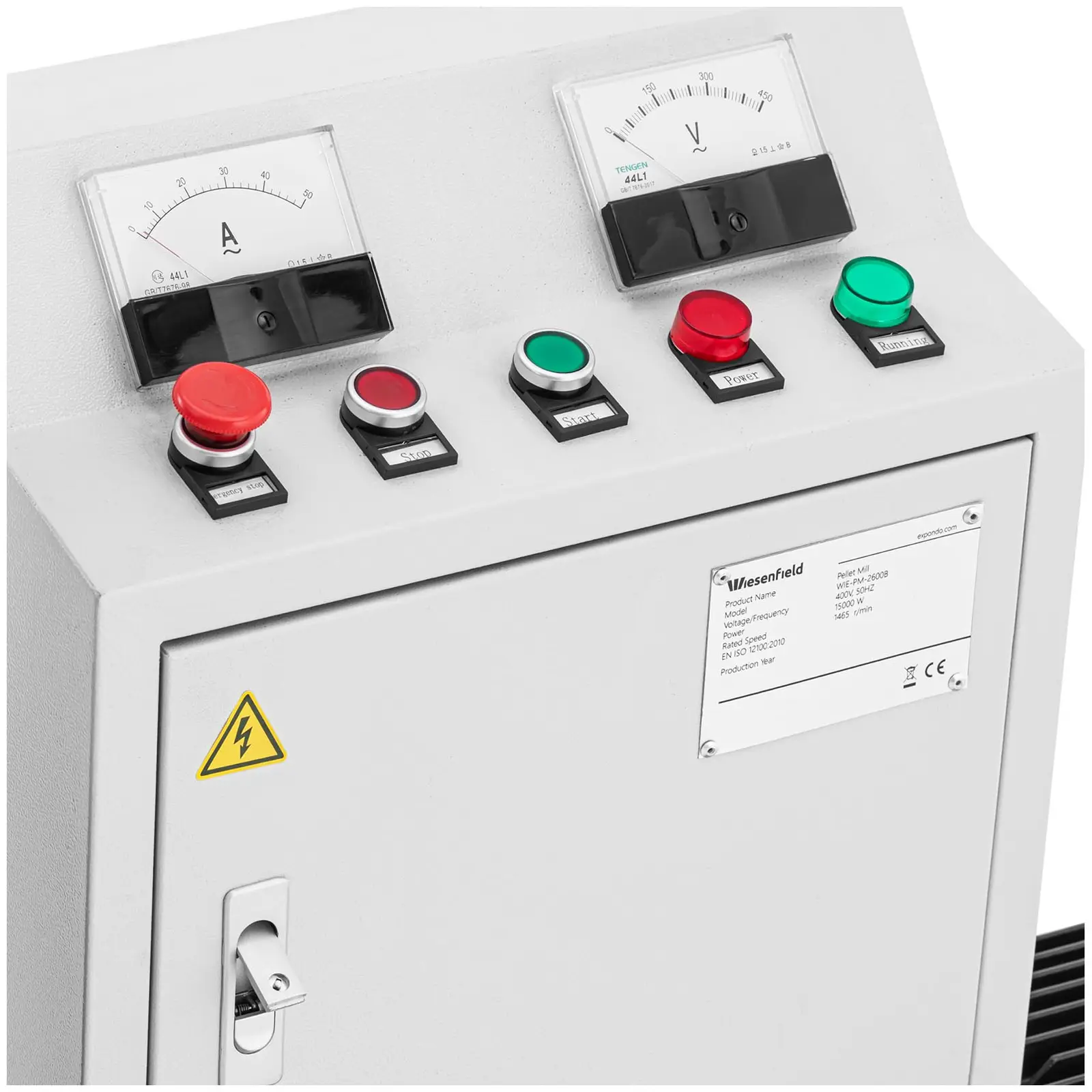 Lis na pelety – 400–600 kg/h - 15 000 W - Ø 260 mm (Průměr matrice: 260 mm)