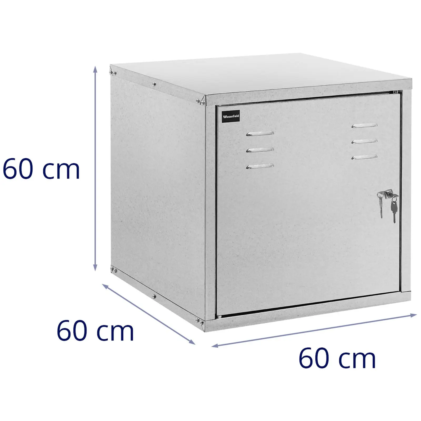 Armadio portasella - 60 x 60 x 60 cm - Acciaio zincato