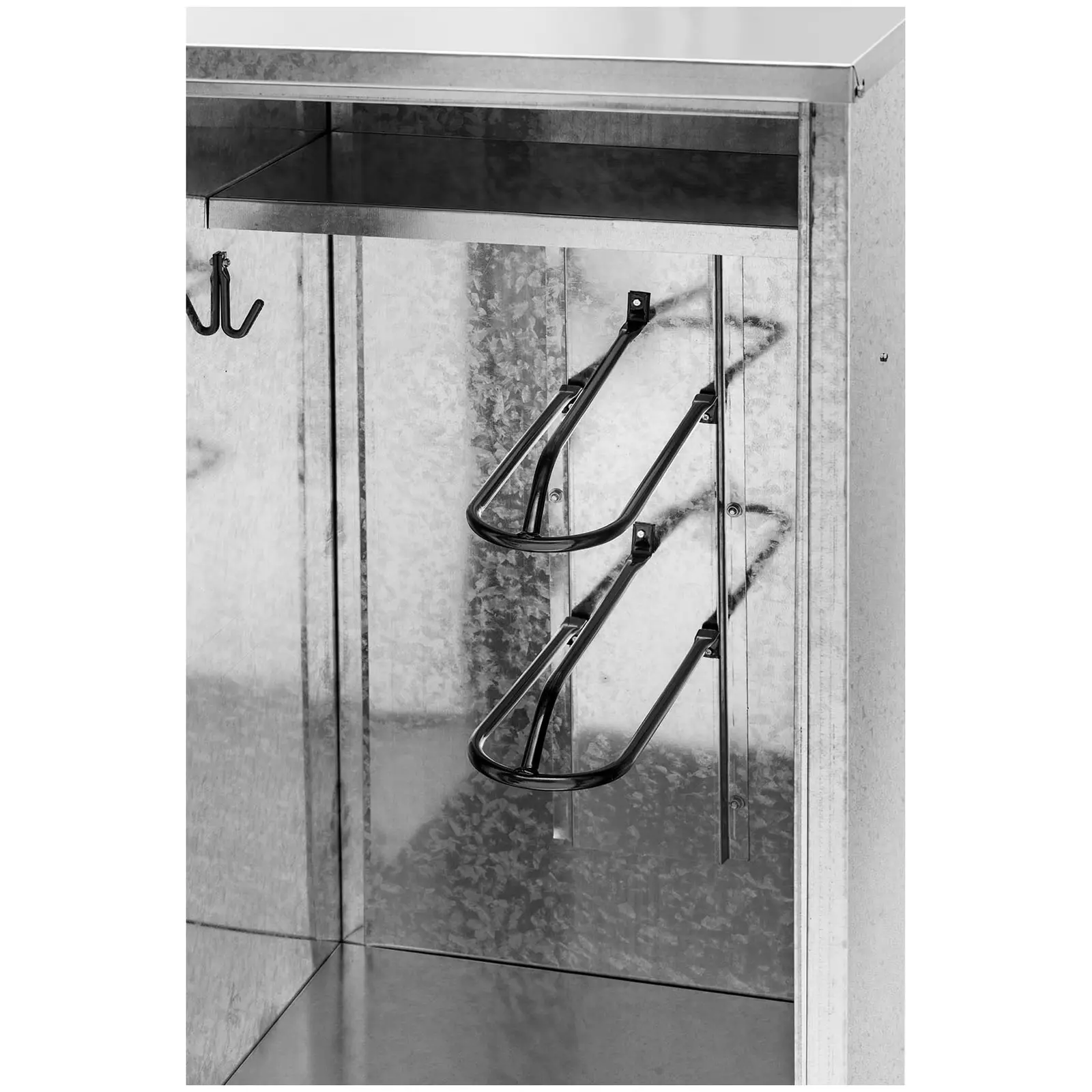Skříň na sedlo - 60 x 60 x 107 cm - ocel (pozinkovaná) (Rozměry (DxŠxV): 60 x 60 x 107 cm)