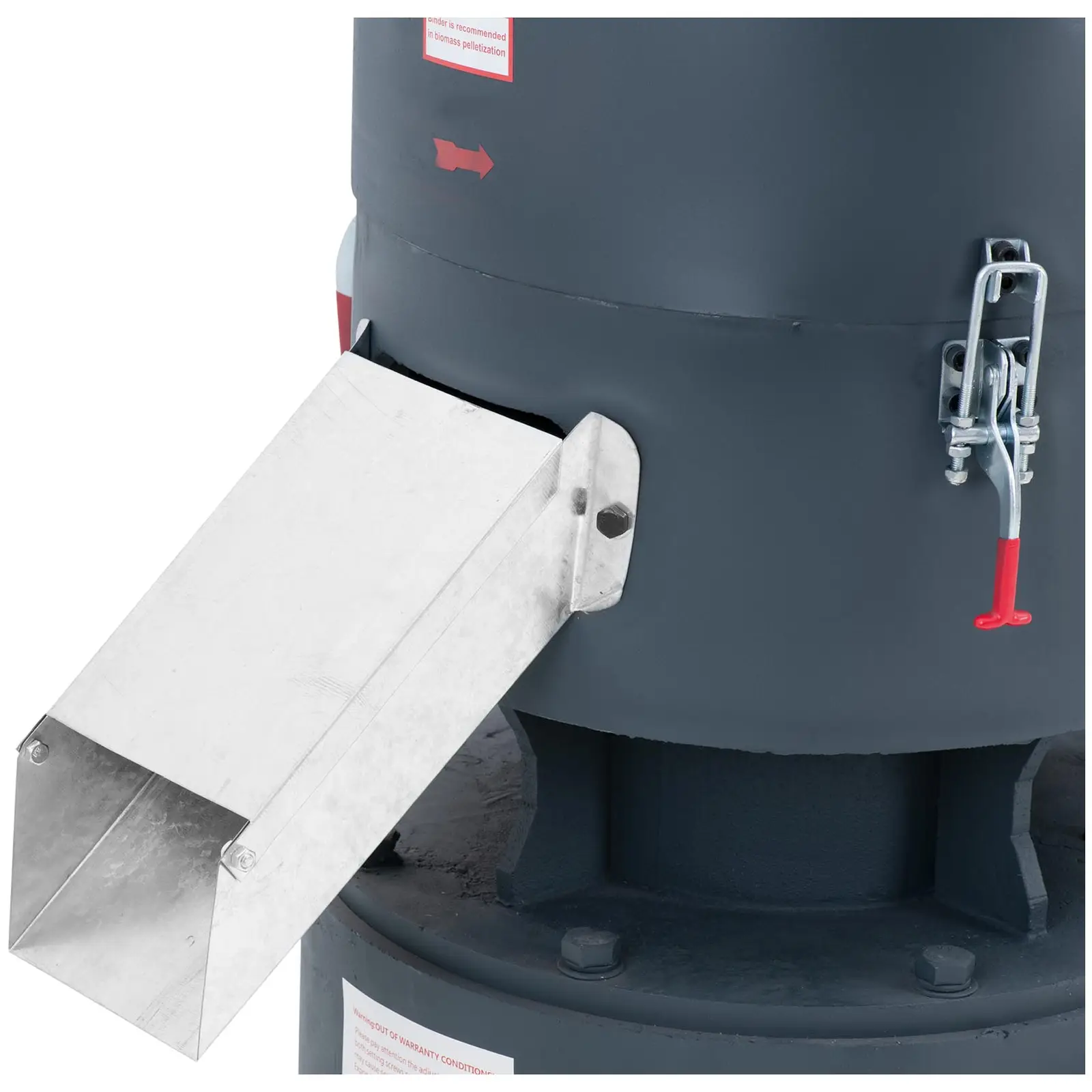 Lis na pelety - 900–1 100 kg/h - 30 000 W - Ø 400 mm (Nouzový vypínač: Ano)