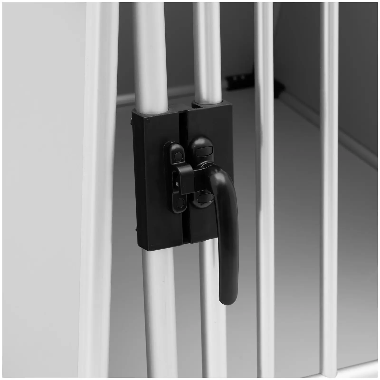 Hundetransportbox - Aluminium - Trapezform - 82 x 75 x 64 cm (Winkel [°]: 70/70)