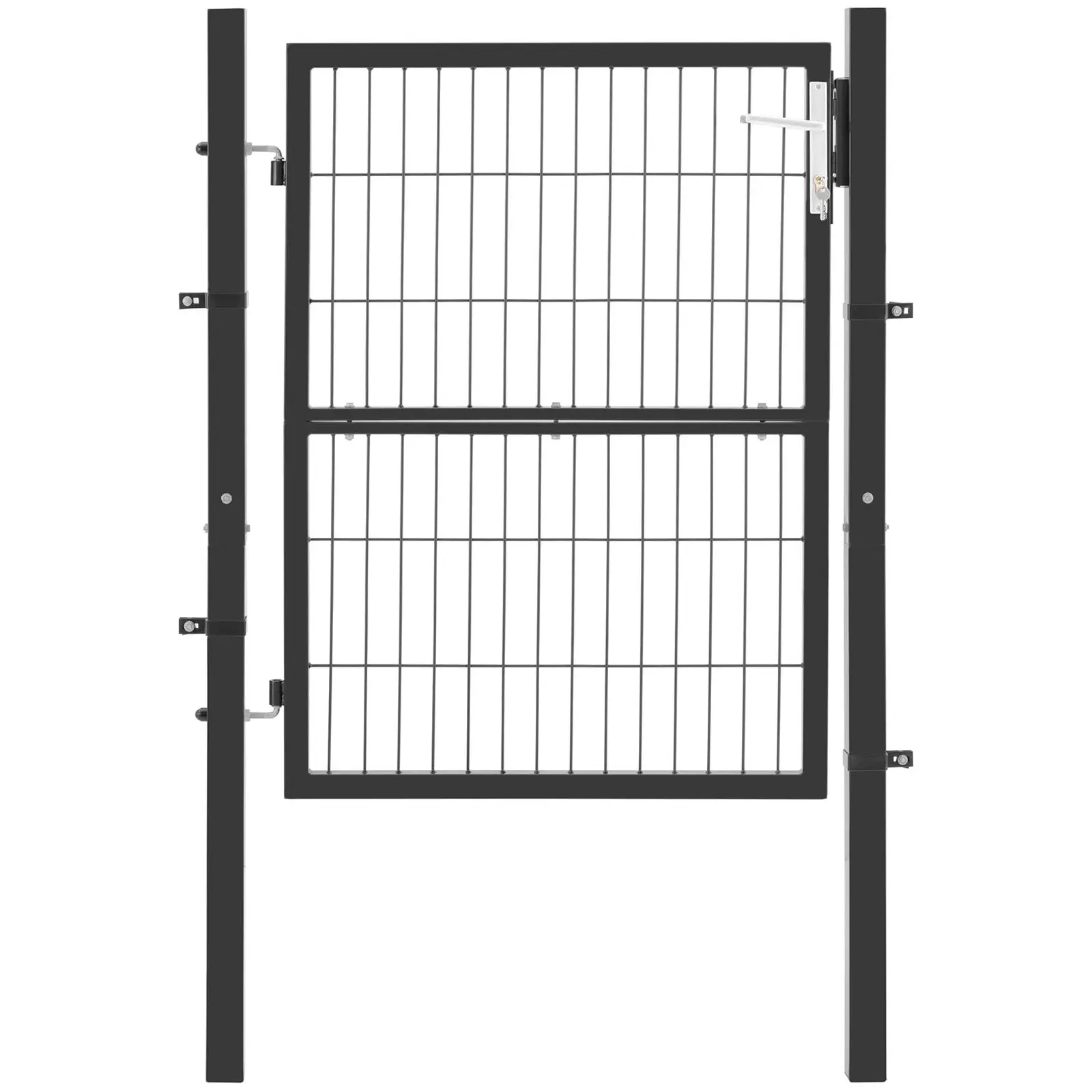 Cancello da giardino - 105 x 170 cm - Acciaio verniciato a polvere