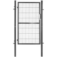 Tuinpoort - 105 x 211 cm - staal (powder coated)