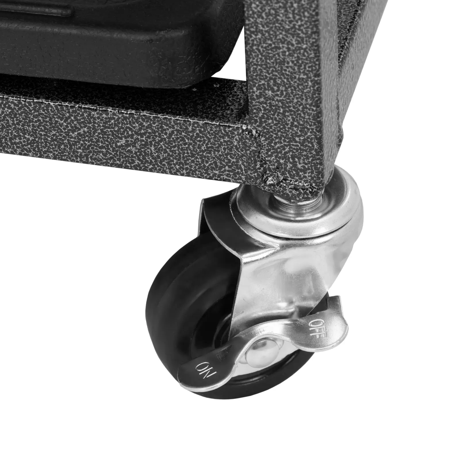 Schwerlast-Hundekäfig - 4 Räder - 2 verriegelbare Türen - 120 x 76 x 90,5 cm (Ladung max.: 55 kg)