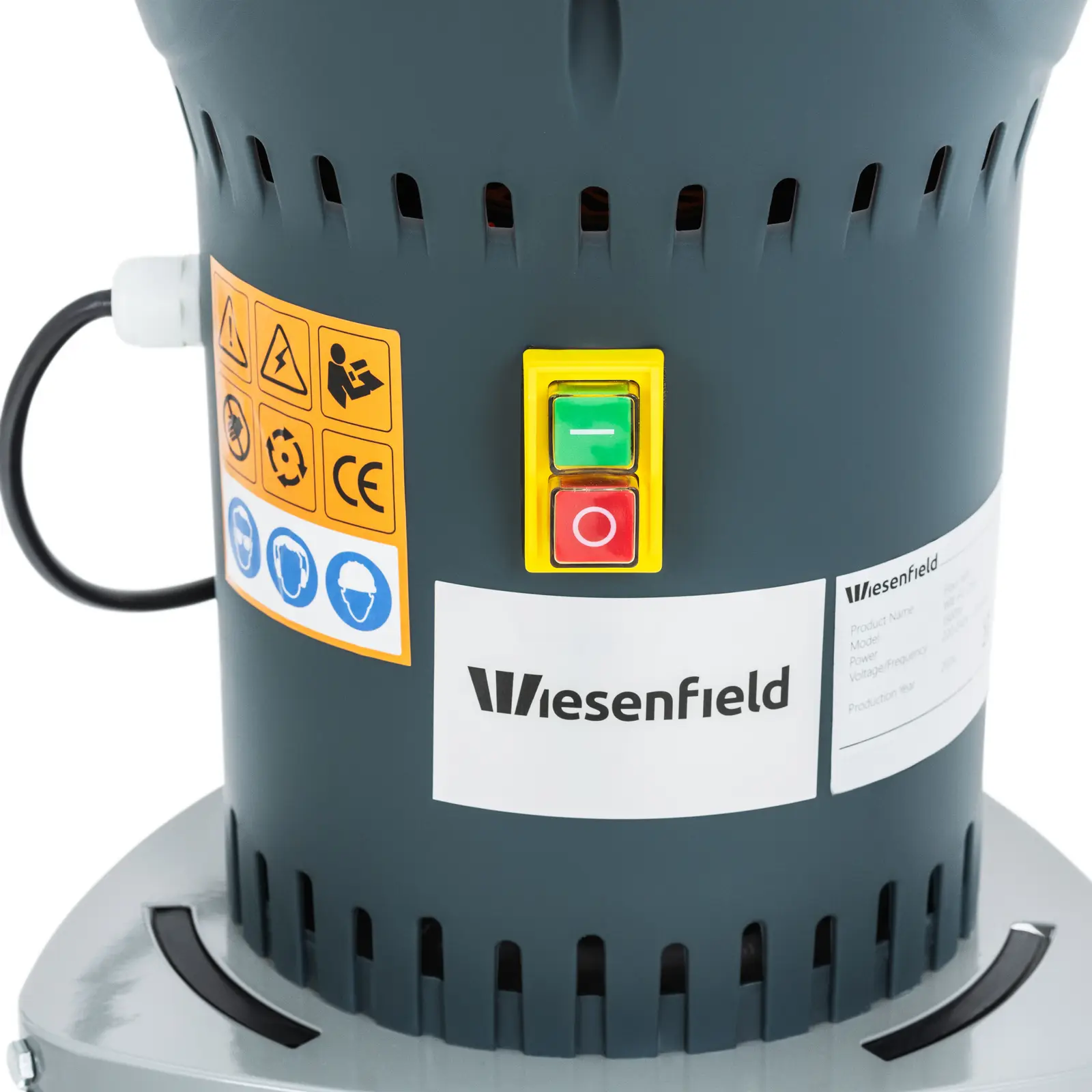 Moulin à céréales électrique - 300 kg/h - 1 300 W - avec support (Volume: 6.5 l)