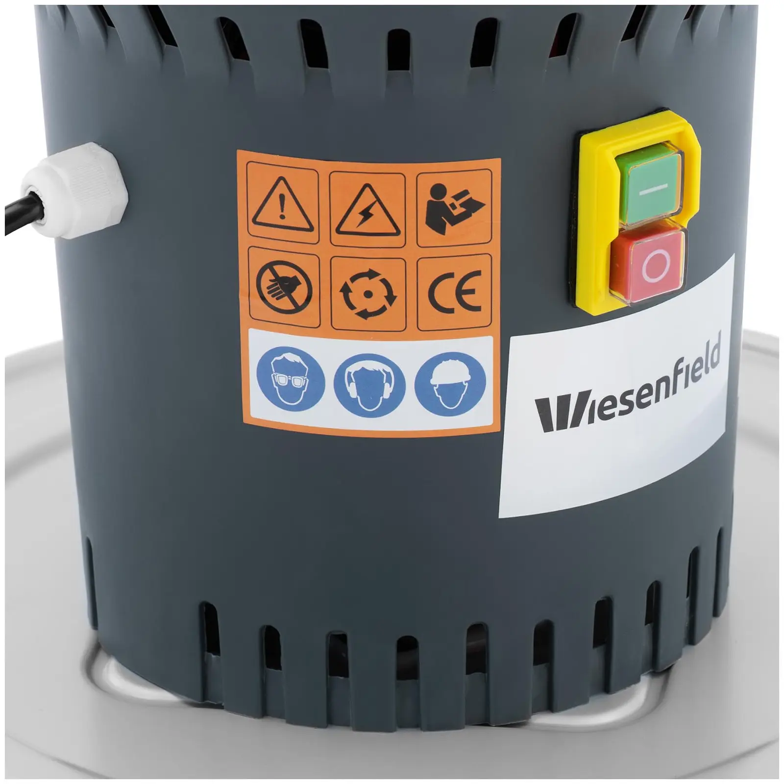 Elektrický mlýnek na obilí - 60 l - 400 kg/h - 1300 W (Materiál: Ušlechtilá ocel)