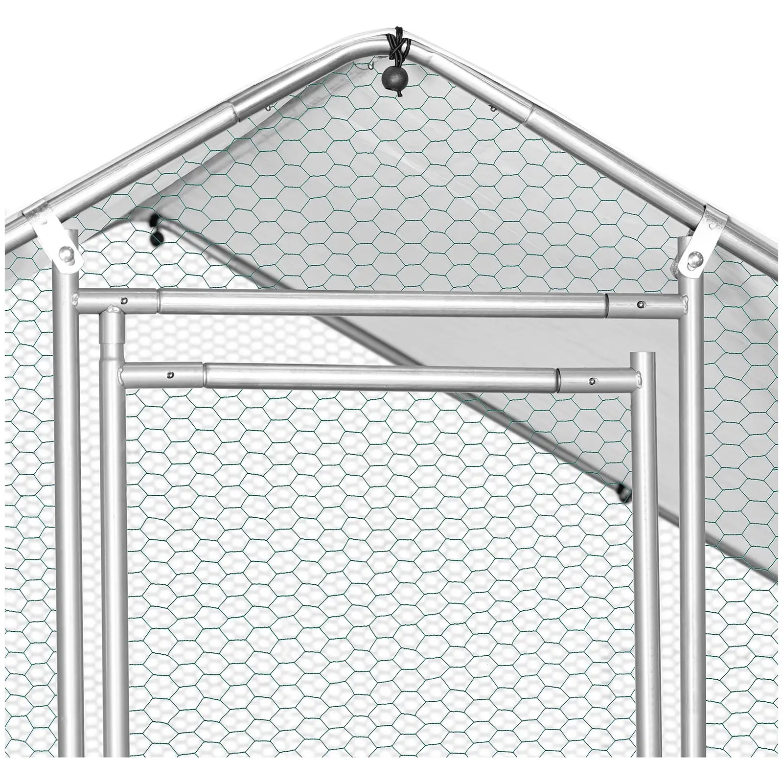 Kurník - 309 x 200 x 205 cm (Materiál: PVC)