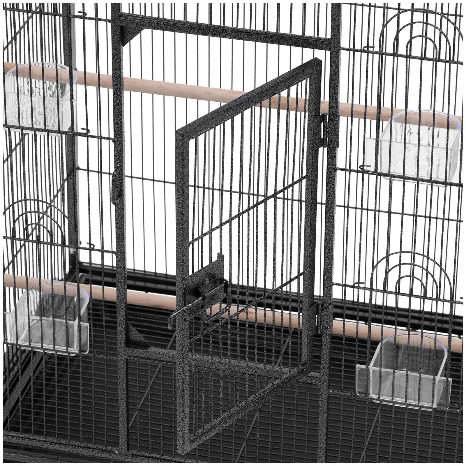 Kavez za ptice na kotačima - s dodacima i bazom - ukupne dimenzije:0 x0 x0 cm