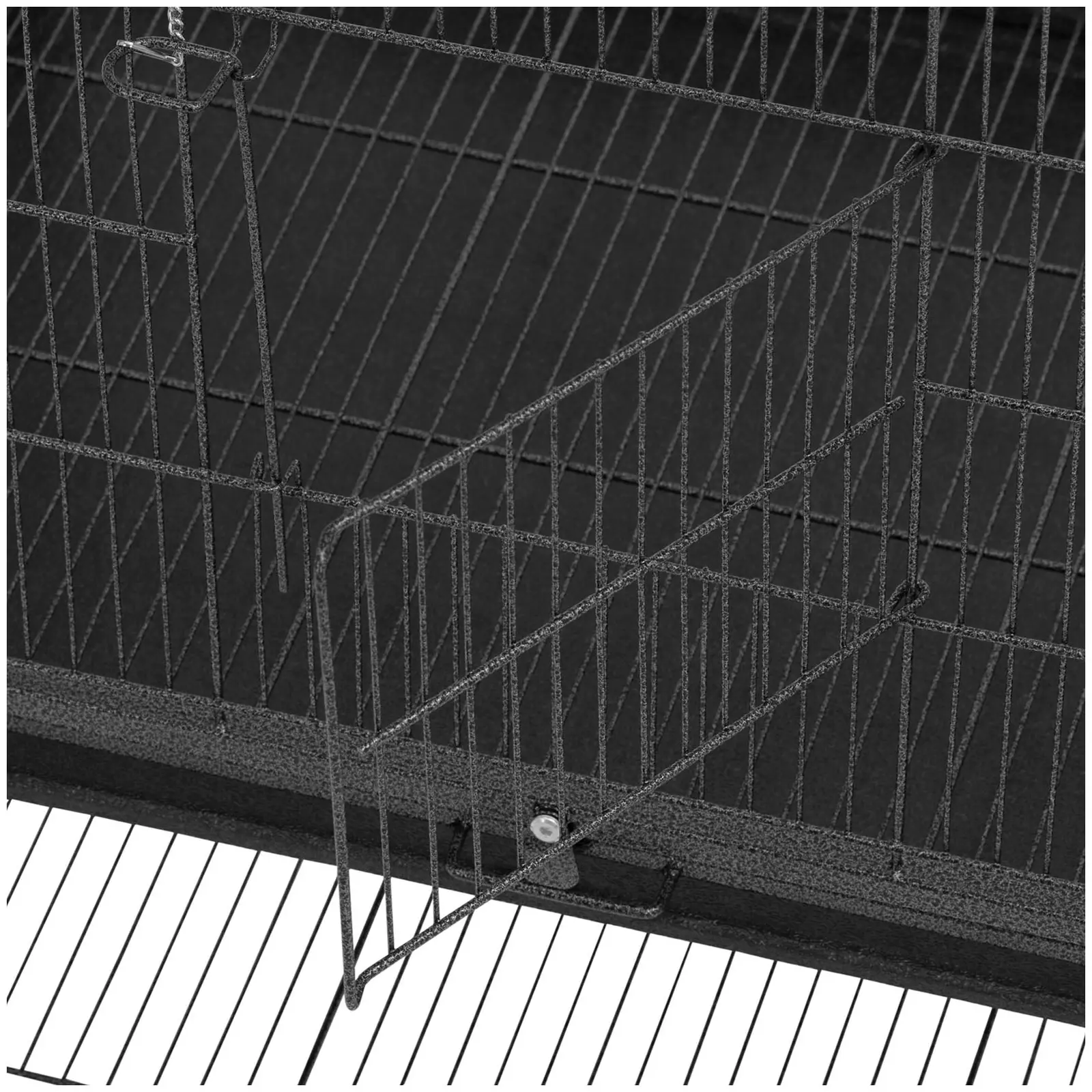 Lintuhäkki pyörillä - lisävarusteilla ja jalustalla - kokonaismitat: 0 x 0 x 0 cm