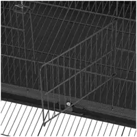 Ptačí klec na kolečkách - s příslušenstvím a podstavcem - celkové rozměry: 0 x 0 x 0 cm