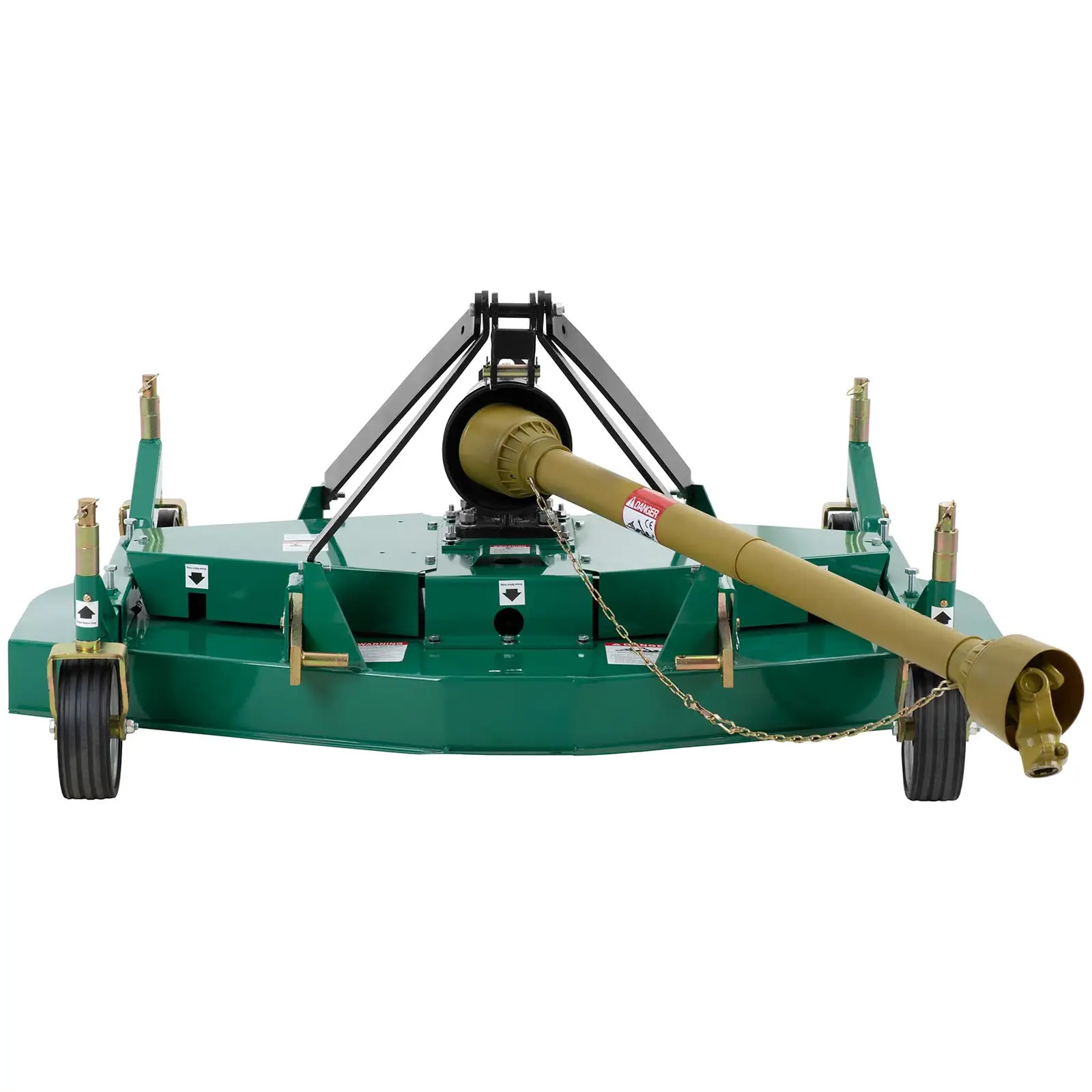 Žací stroj - šířka sečení 150 cm - 3 nože, každý Ø 60 cm - s vývodovým hřídelem (Barva: Červená)