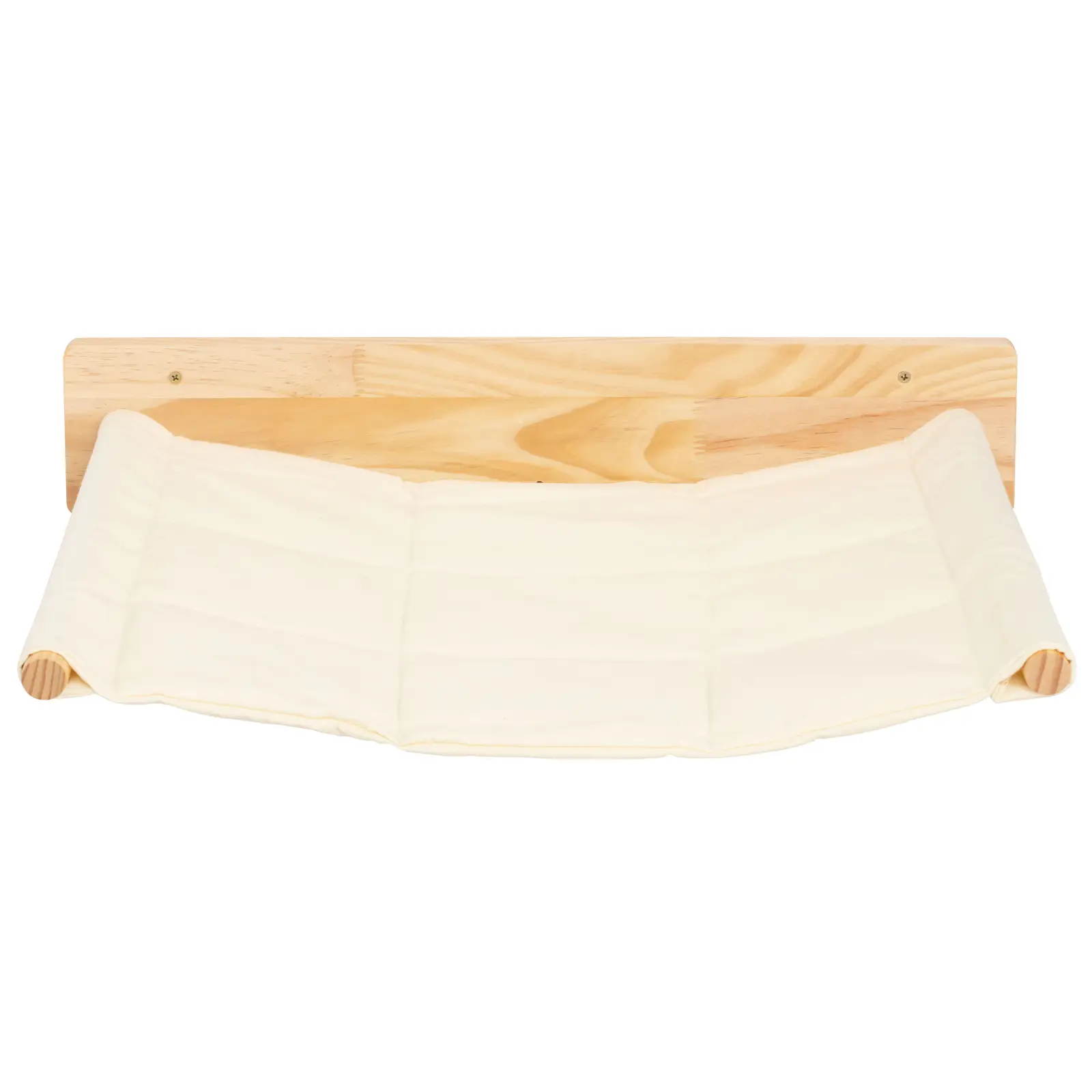 Hangmat voor katten met kattentrap - 2 treden - hout / vilt (Werkt op batterijen: Nee)