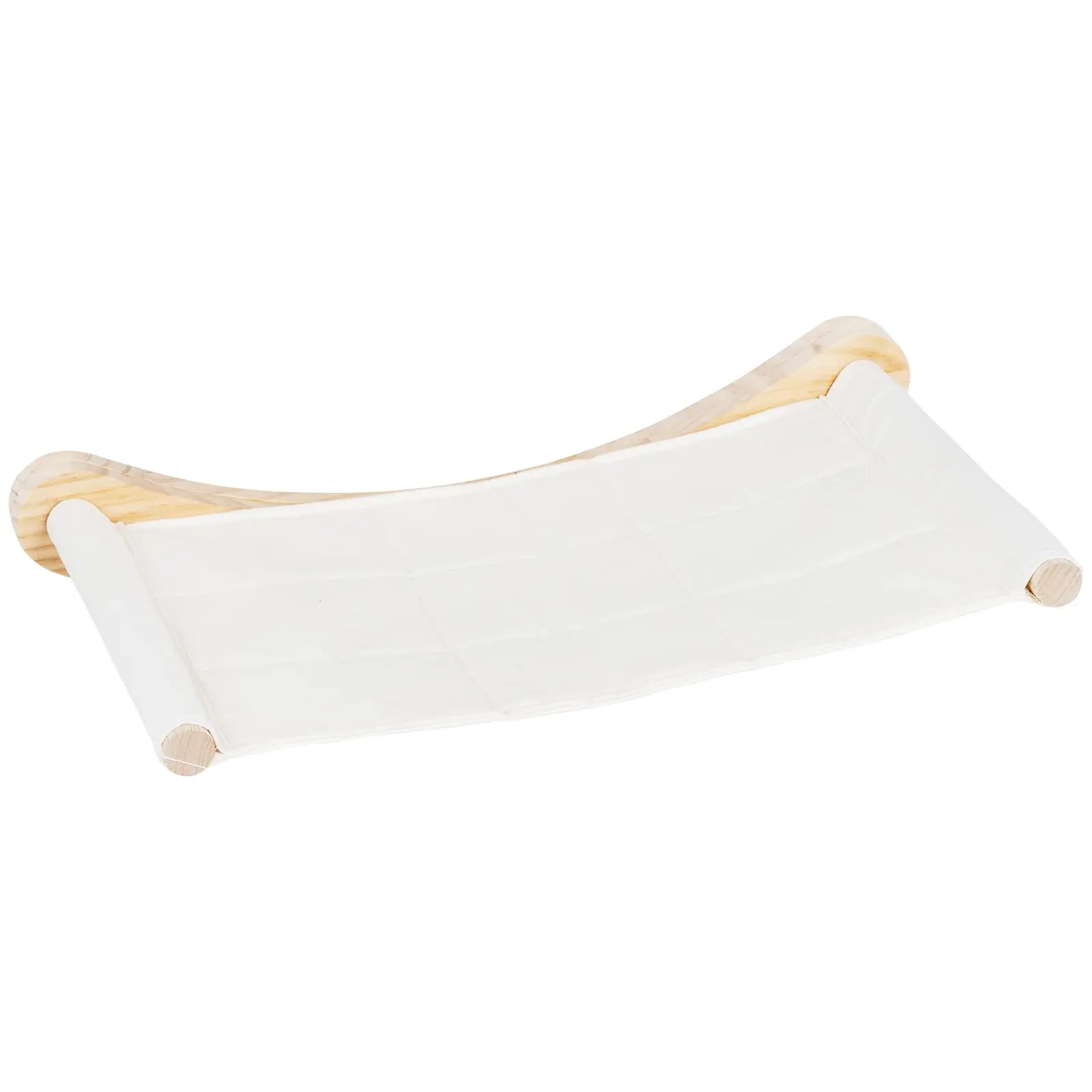 Houpací síť pro kočky se schody pro kočku - 2 tyče - dřevo / sisal / látka (Maximální zatížení: 18 kg)