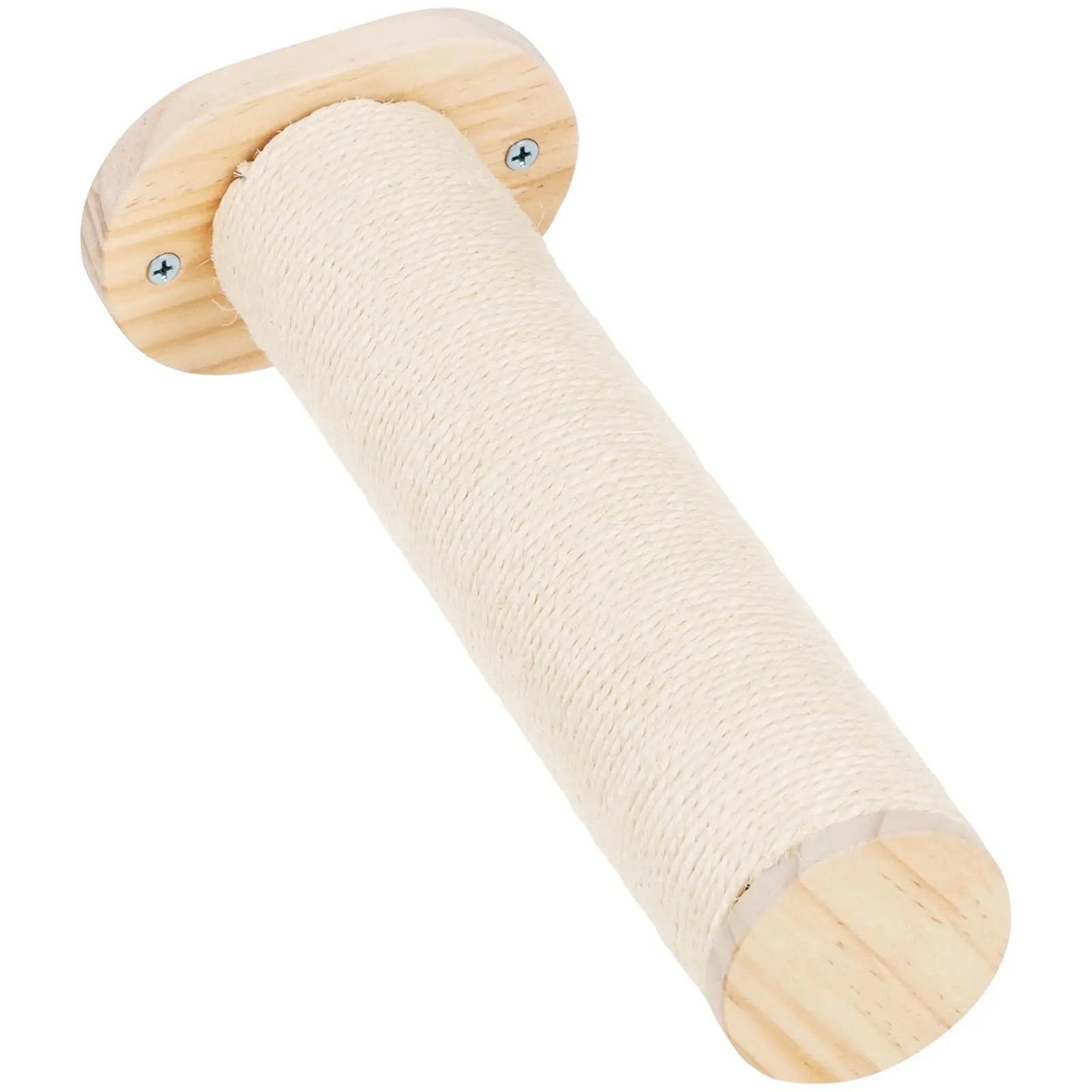 Houpací síť pro kočky se schody pro kočku - 2 tyče - dřevo / sisal / látka (Materiál: Plast ABS)