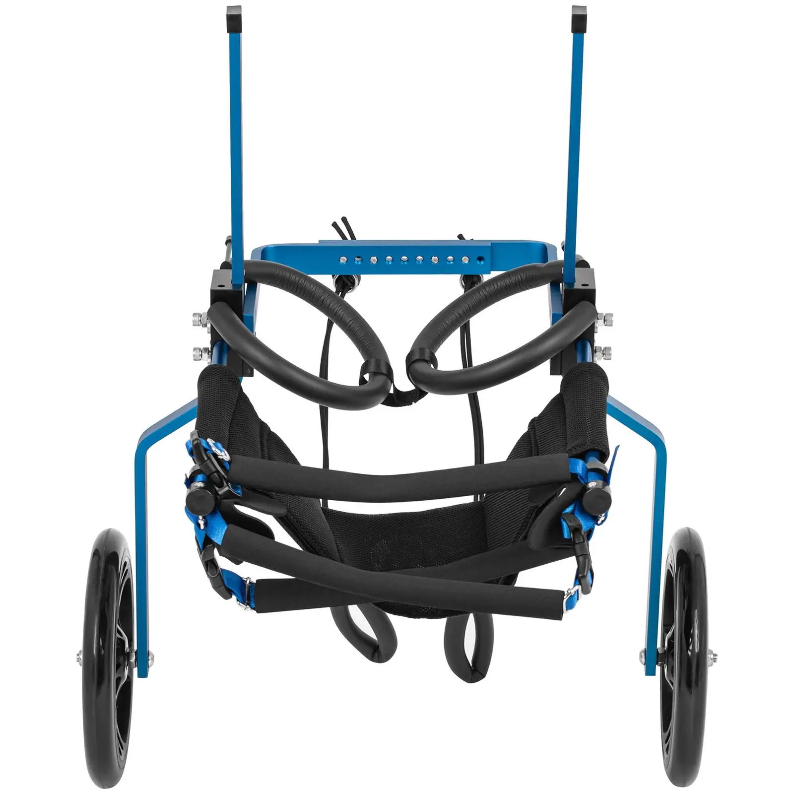 Chariot pour chien handicapé - pour grand chien - Pattes arrière - Réglable - Cadre en aluminium