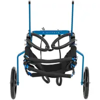 Hund-rullstol för stora hundar - Bakben - Justerbar - Aluminumram